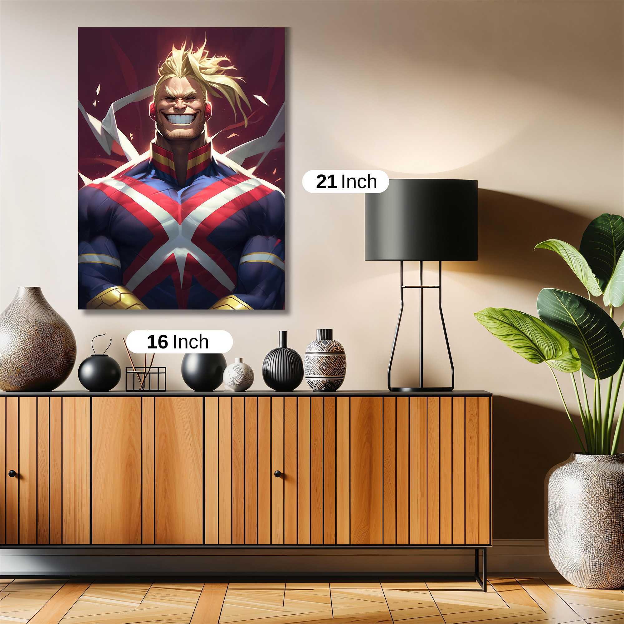 All Might Magnificence Safe Wall Magnetic / M