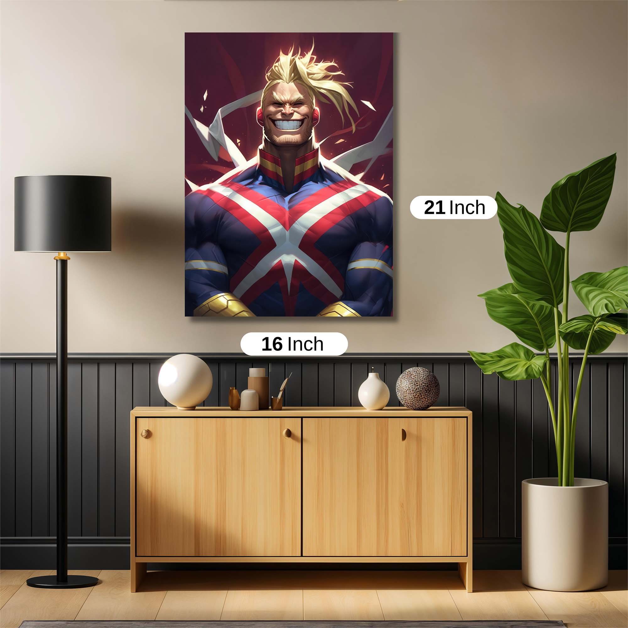 All Might Magnificence Safe Wall Magnetic / M
