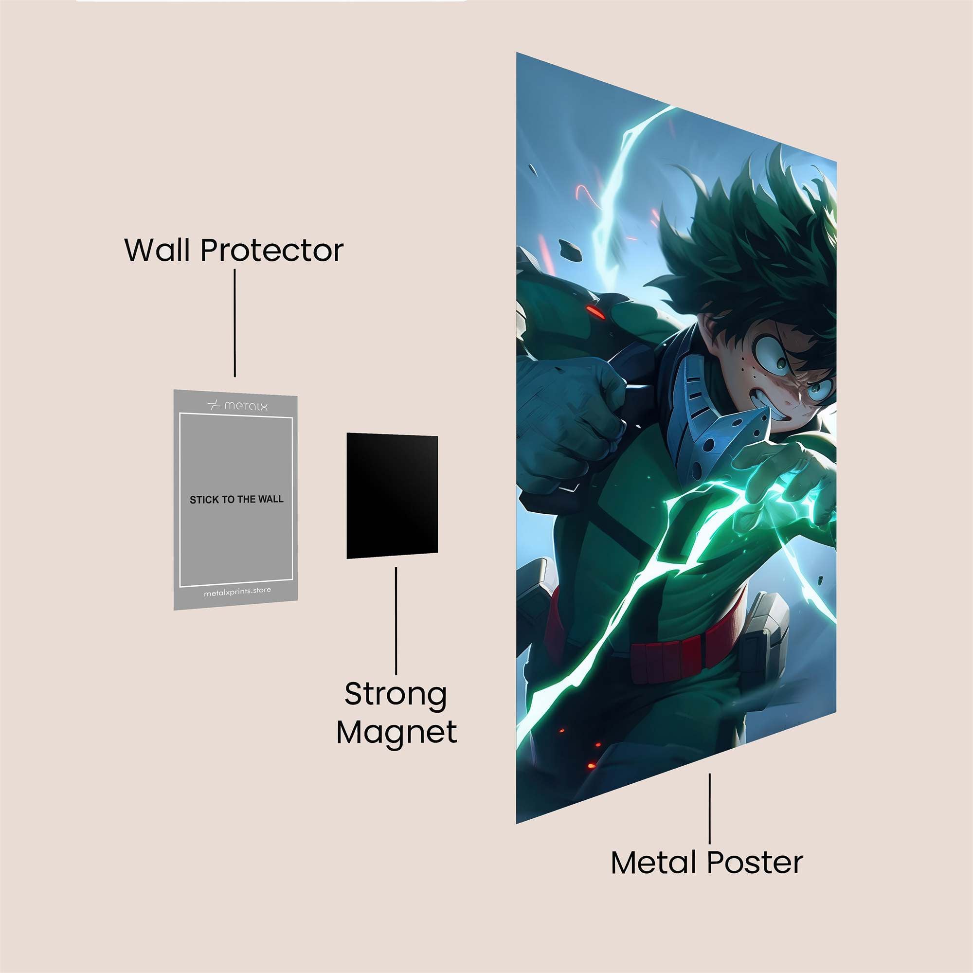 Deku Surge Safe Wall Magnetic / M