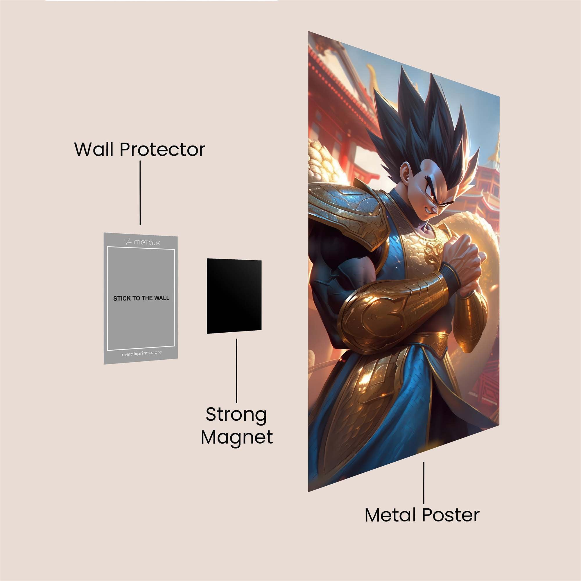 Saiyan Majesty Safe Wall Magnetic / M