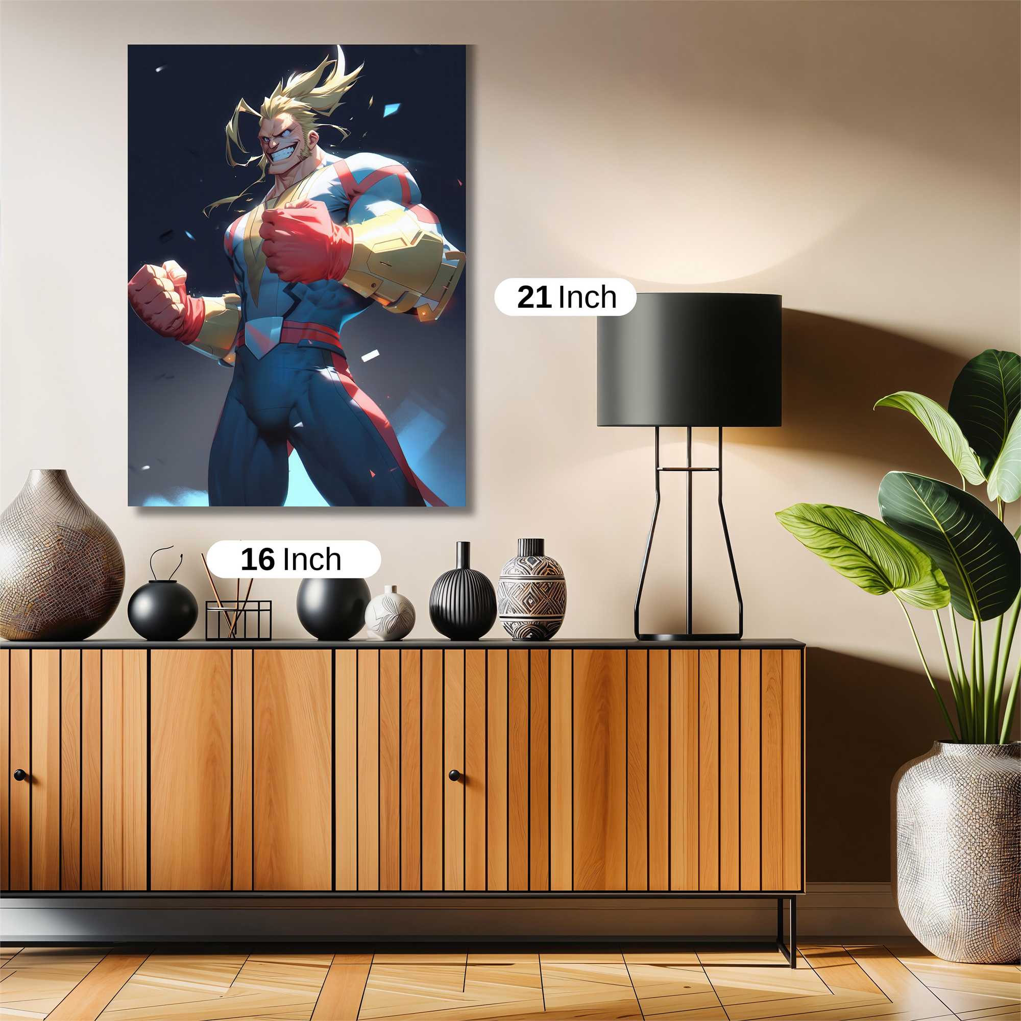 All Might Invincible Safe Wall Magnetic / M