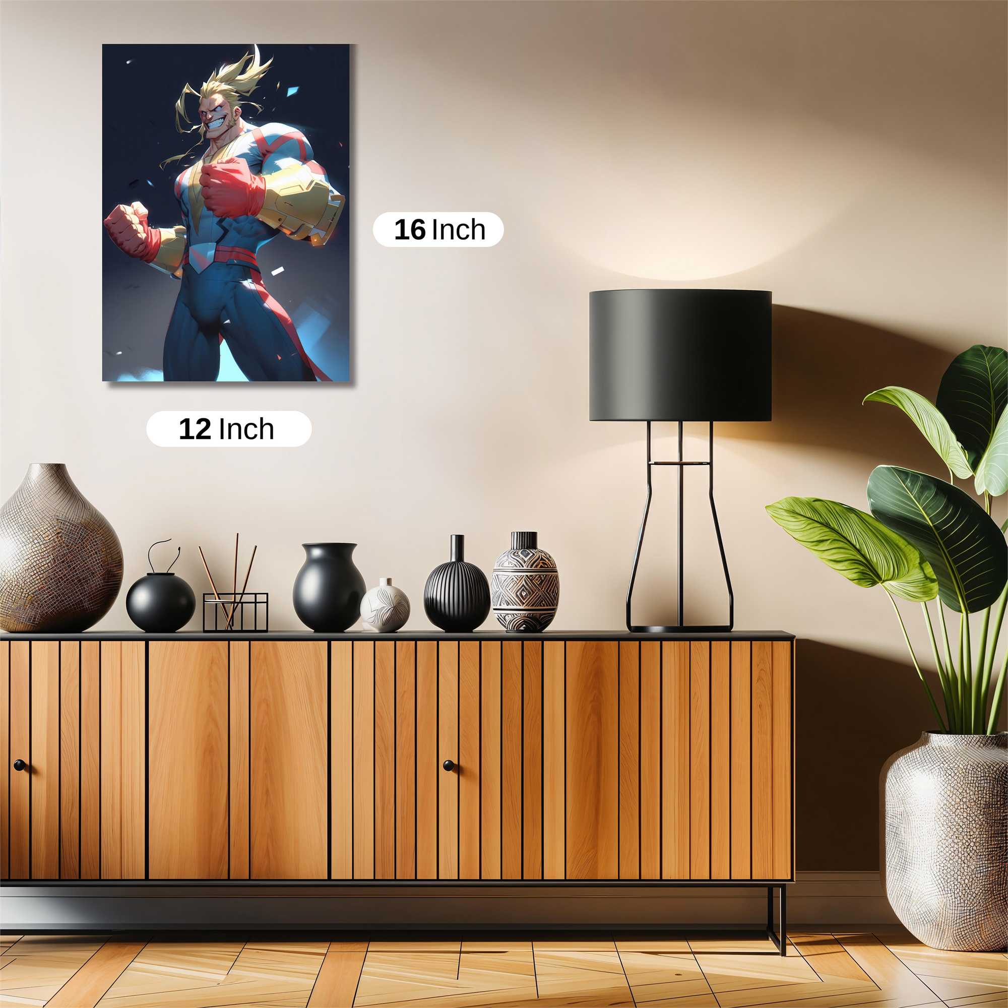 All Might Invincible Safe Wall Magnetic / M