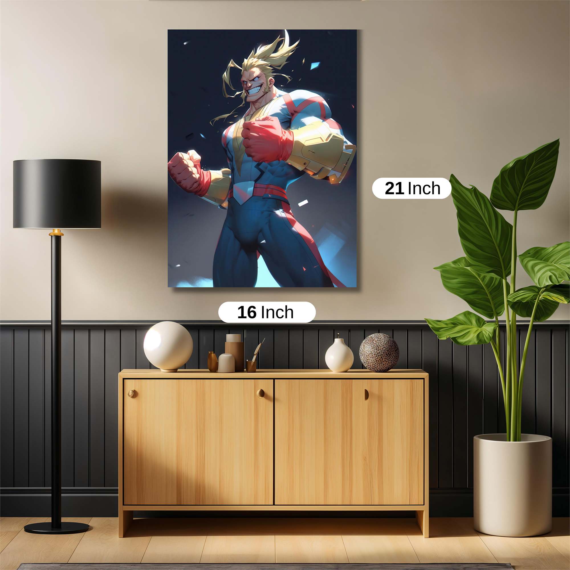 All Might Invincible Safe Wall Magnetic / M