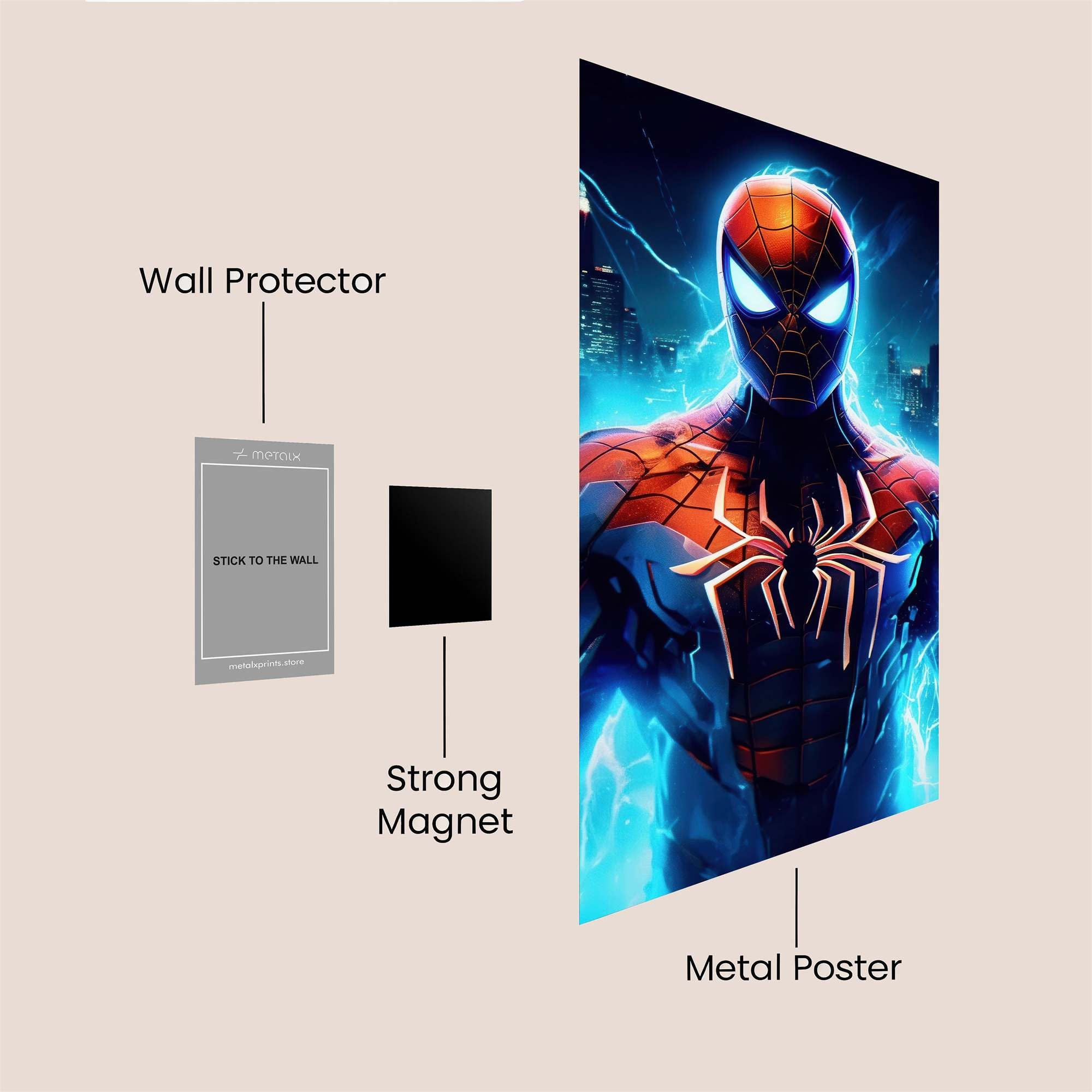 Spidey Surge Safe Wall Magnetic / M