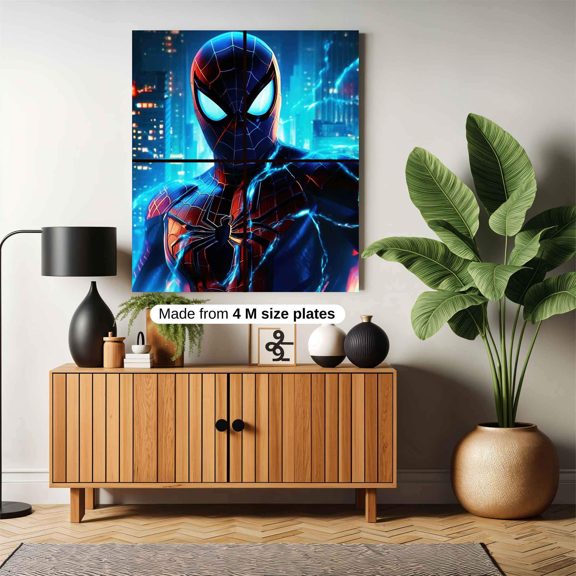 Spider-Man Luminescence Safe Wall Magnetic / M