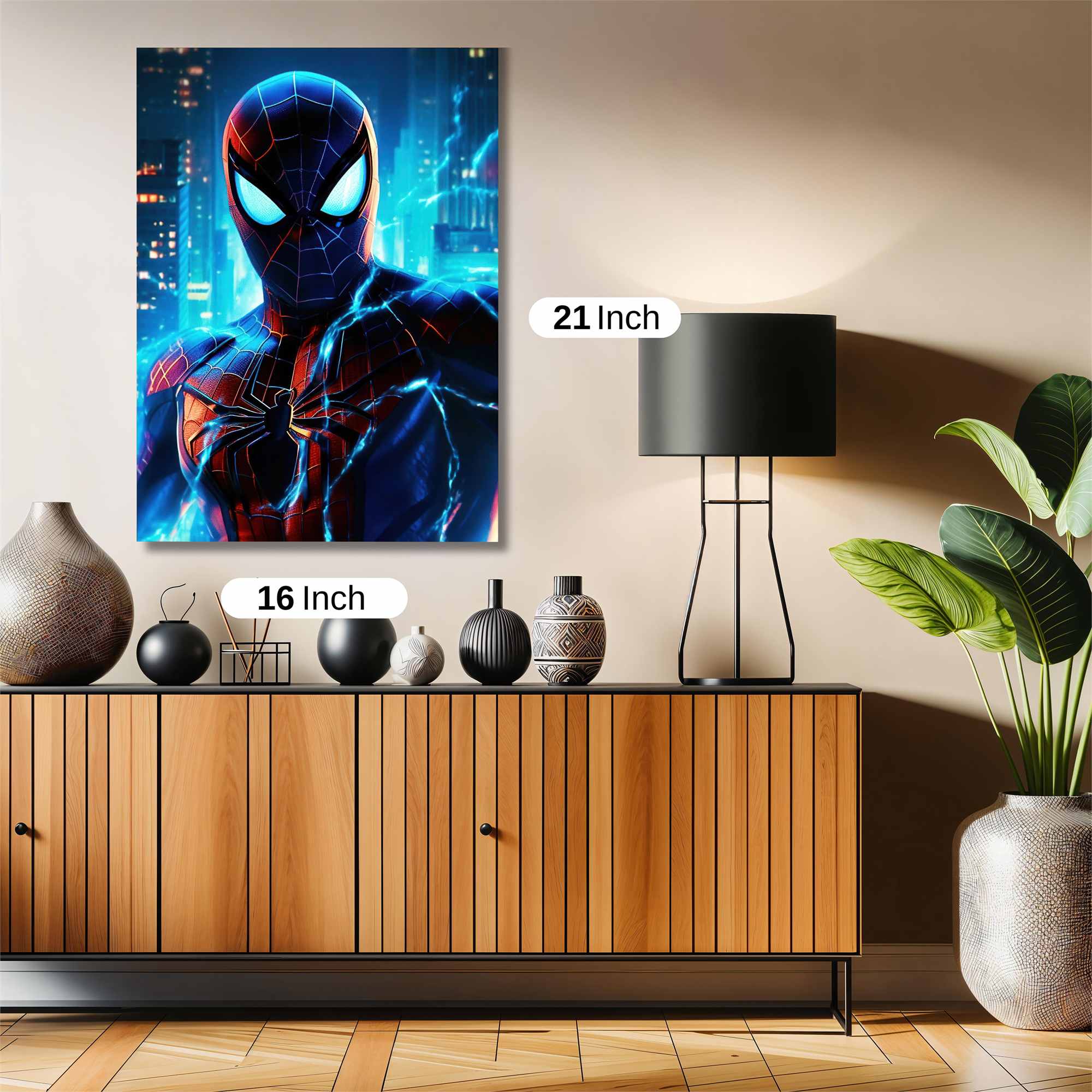 Spider-Man Luminescence Safe Wall Magnetic / M