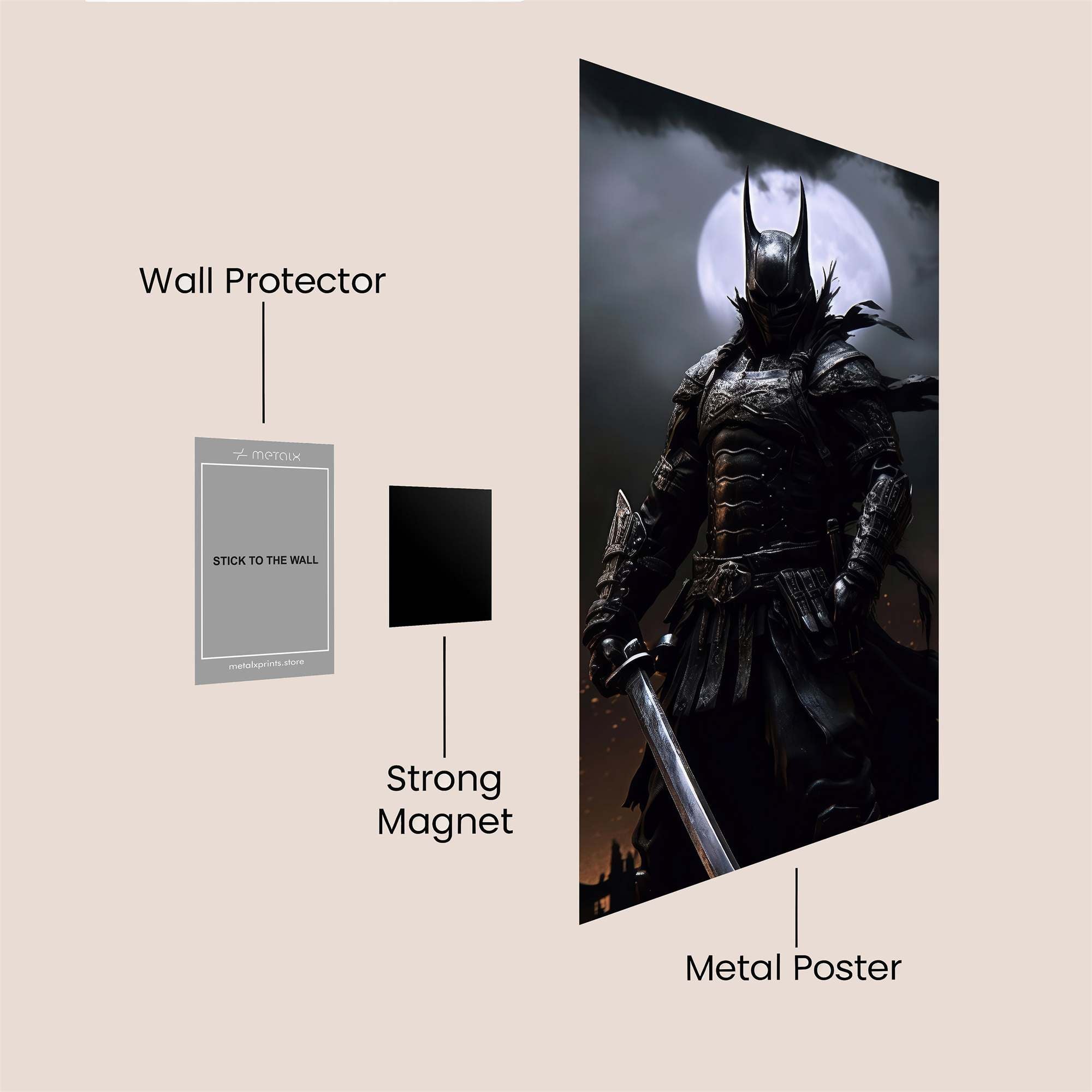 Dark Knightmare Safe Wall Magnetic / M