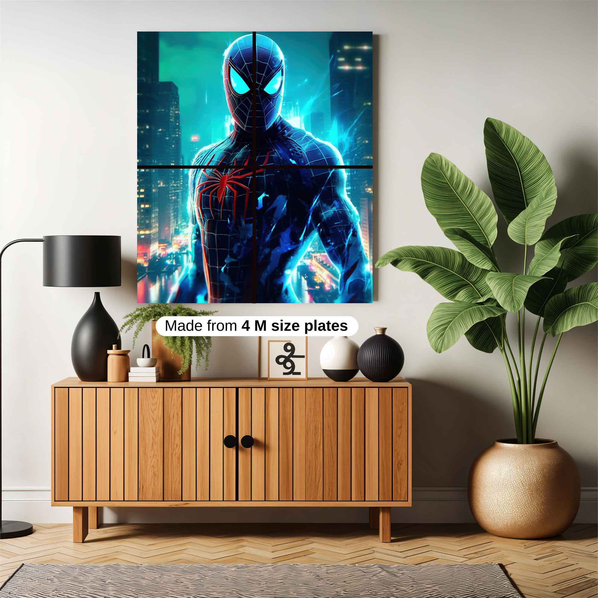 Spider-Man Luminescence Safe Wall Magnetic / M