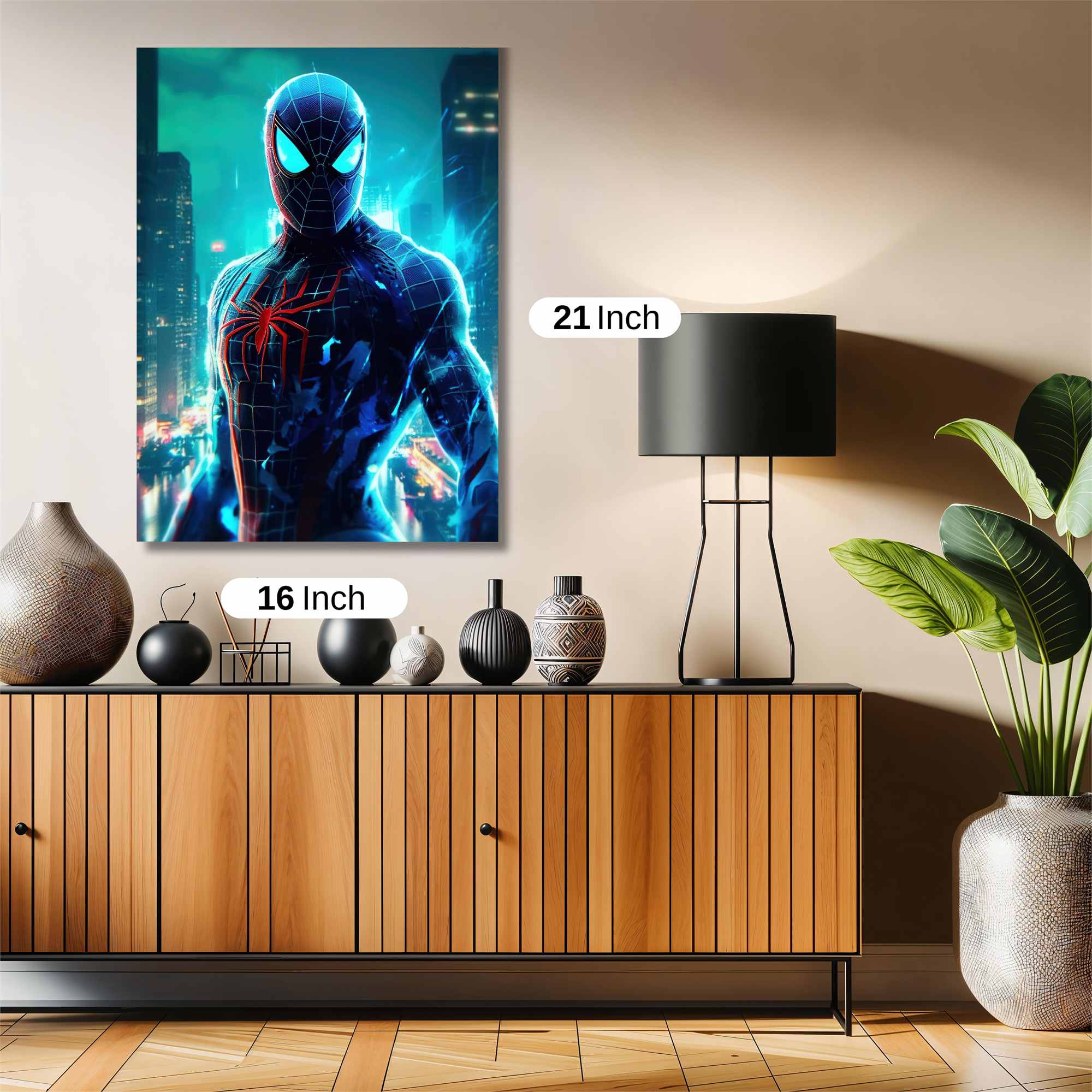 Spider-Man Luminescence Safe Wall Magnetic / M