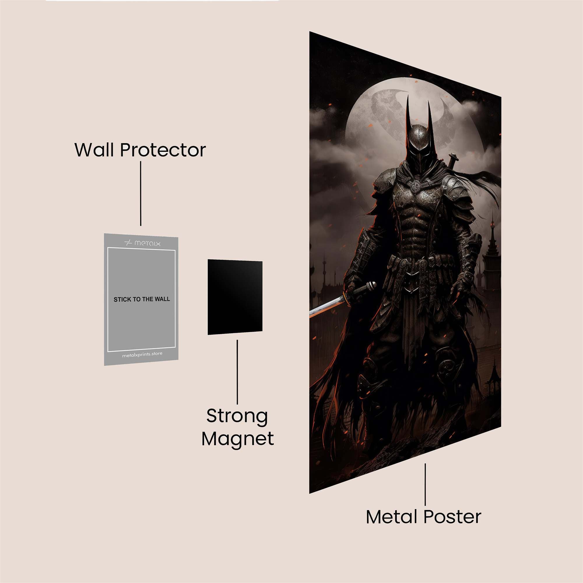 Dark Knightmare Safe Wall Magnetic / M