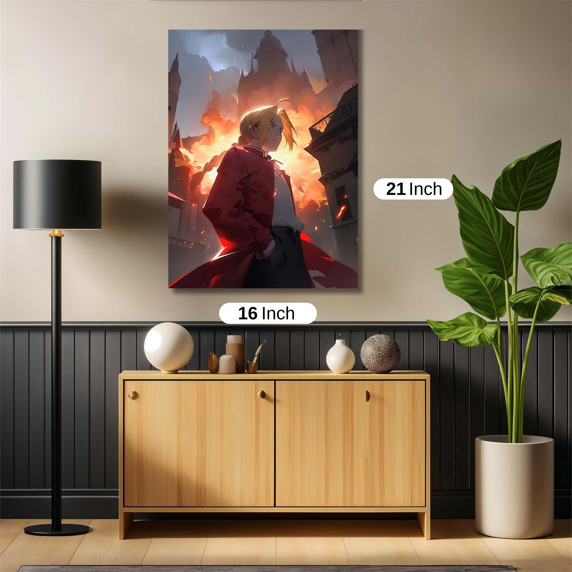 Edward Fiery Safe Wall Magnetic / M