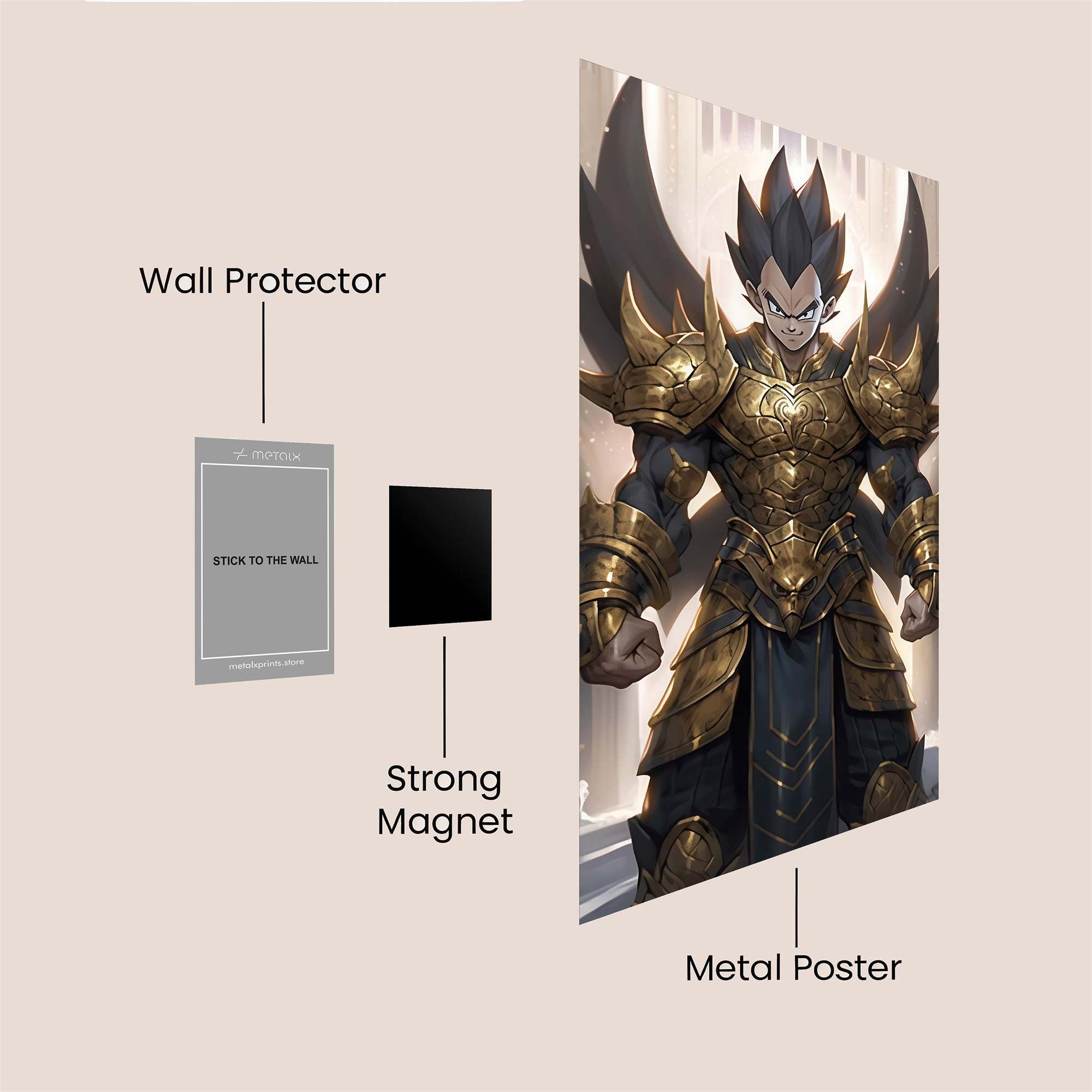 Saiyan Majesty Safe Wall Magnetic / M