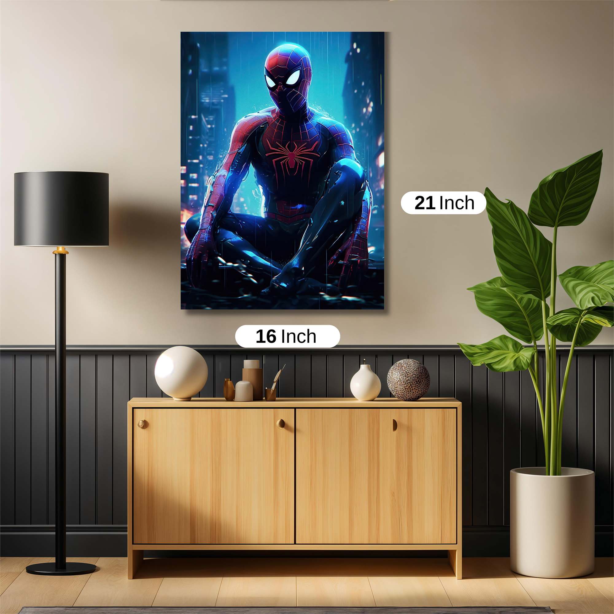Spider-Man Nocturne Safe Wall Magnetic / M