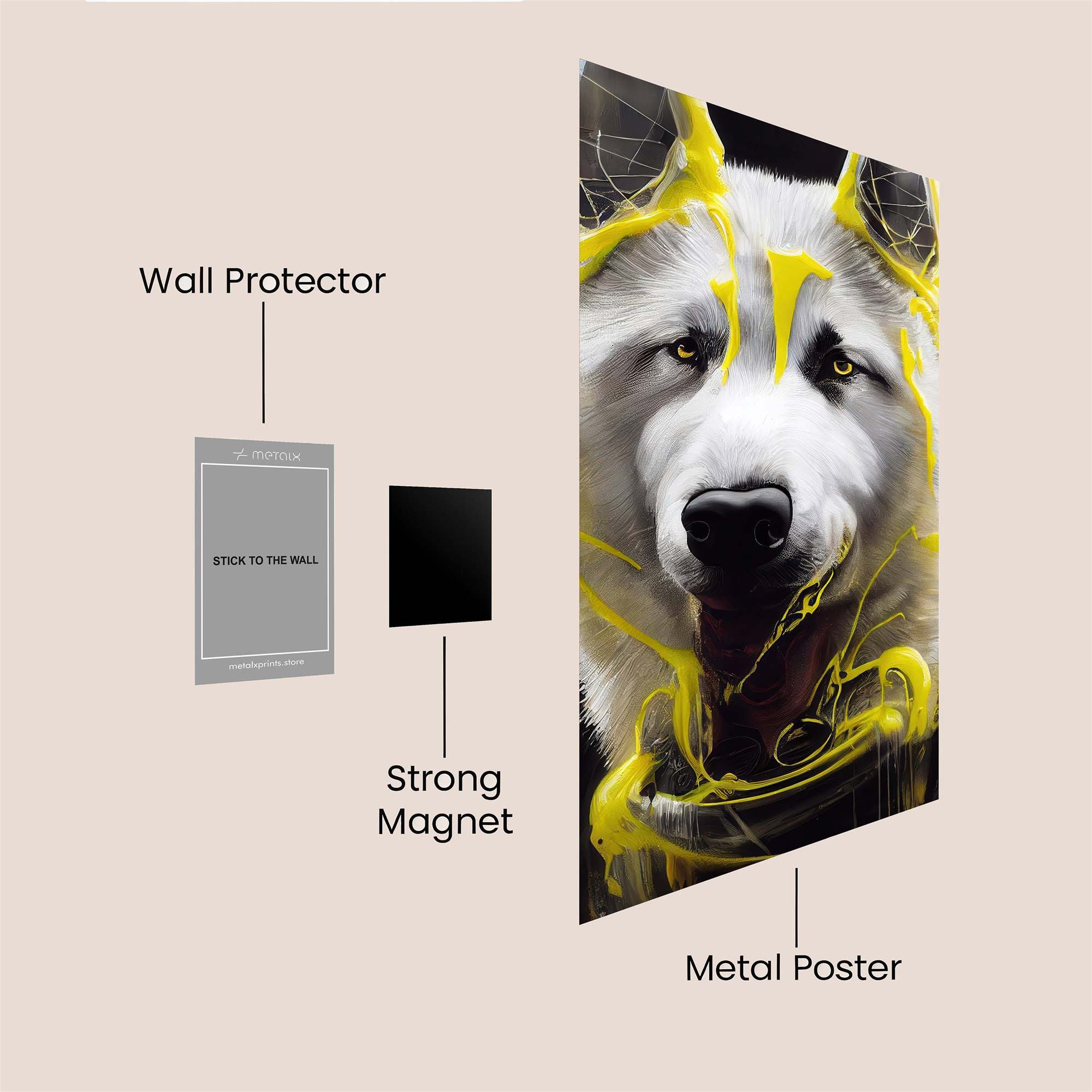 Luminous Howl Safe Wall Magnetic / M