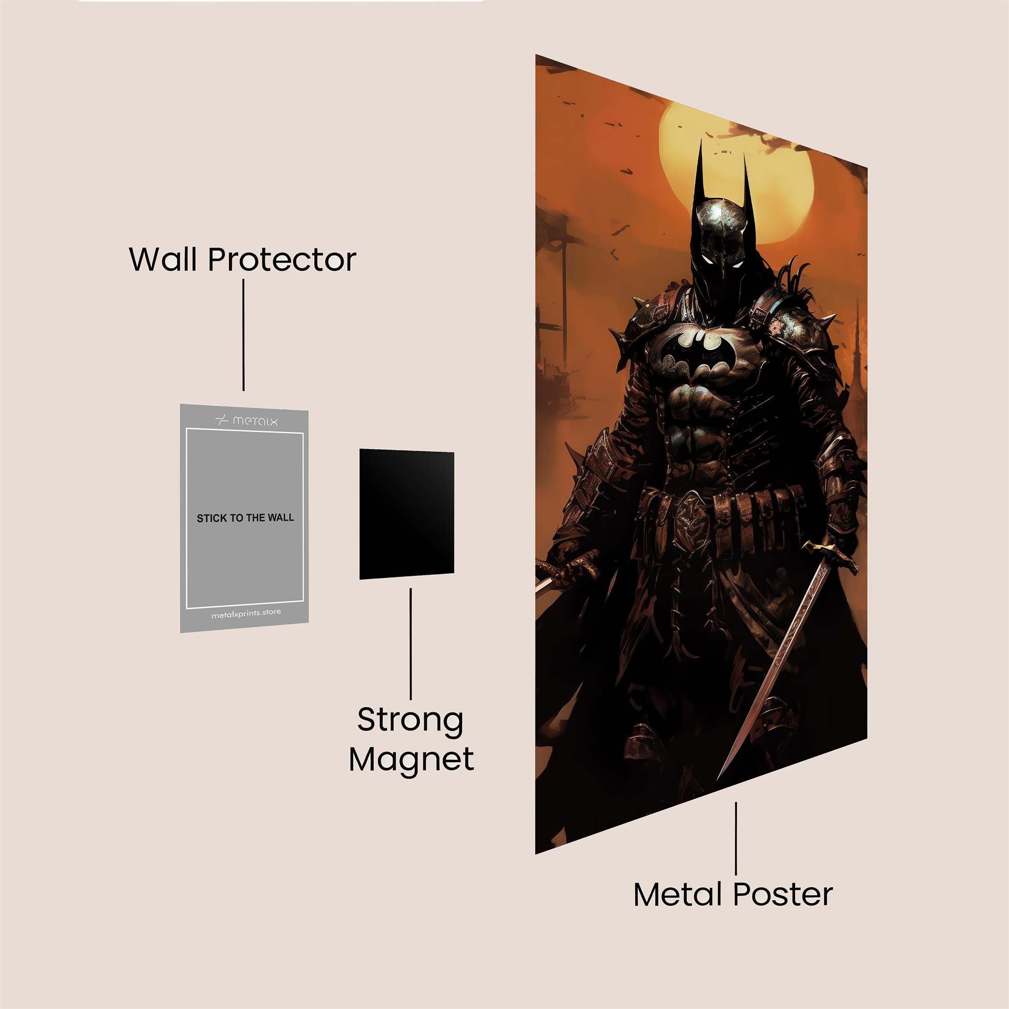 Dark Knightmare Safe Wall Magnetic / M