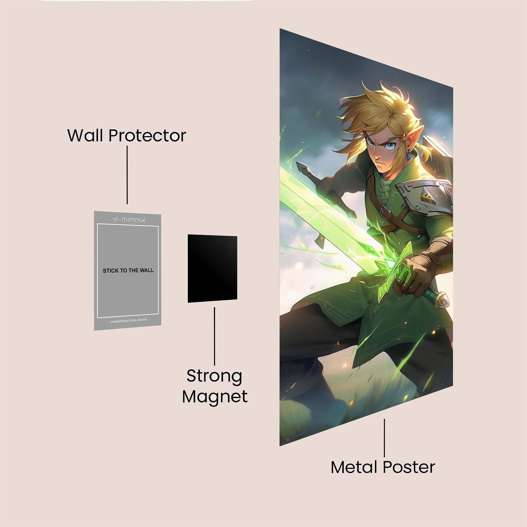 Link's Valor Safe Wall Magnetic / M