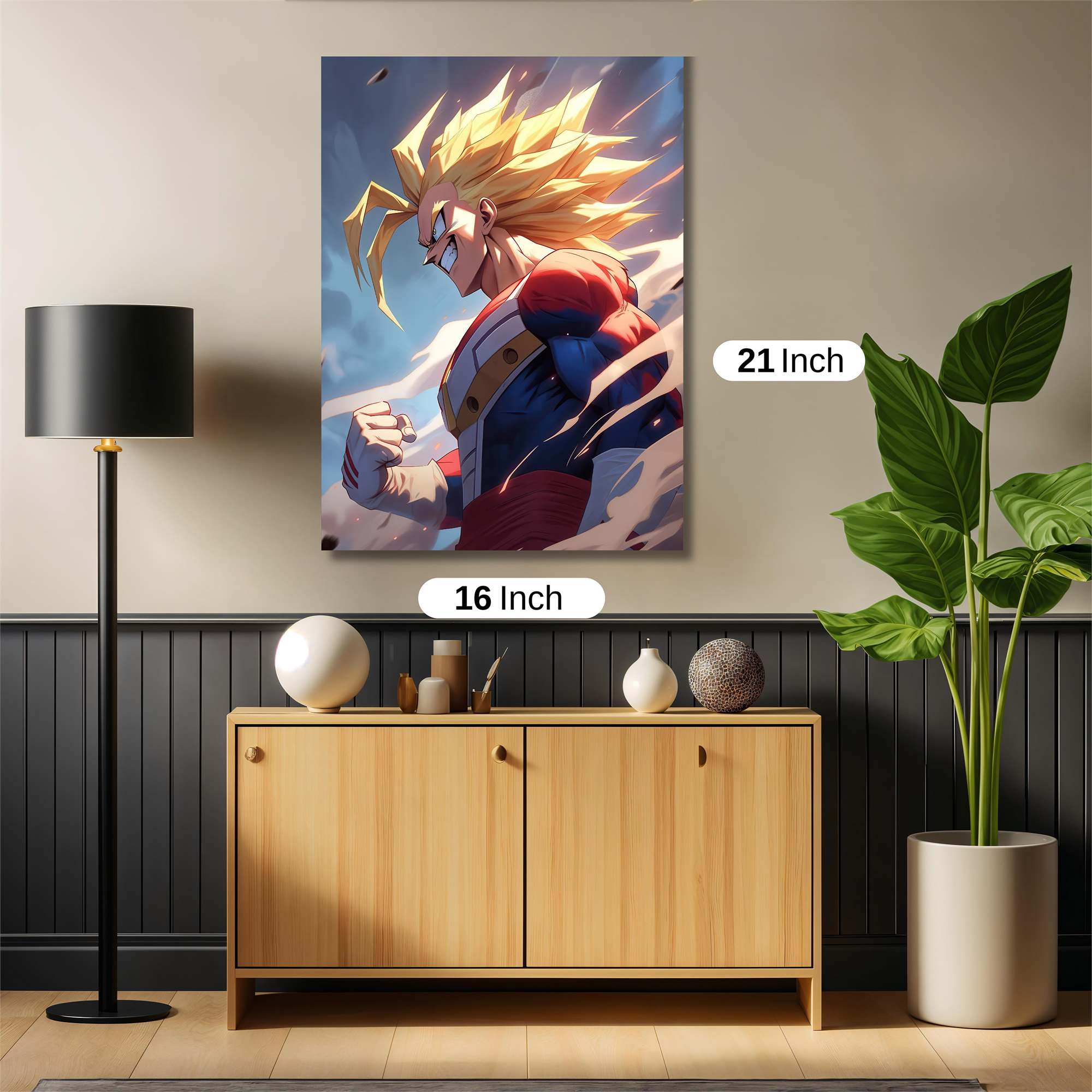 All Might Brilliance Safe Wall Magnetic / M
