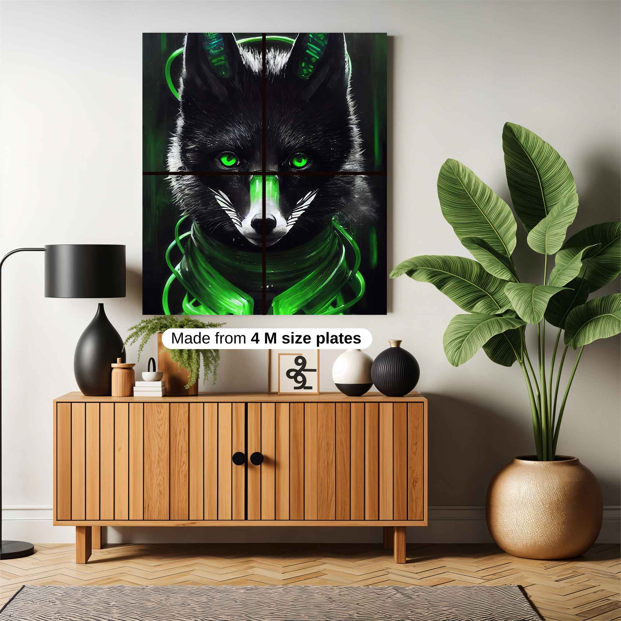 Cyber Foxglow Safe Wall Magnetic / M