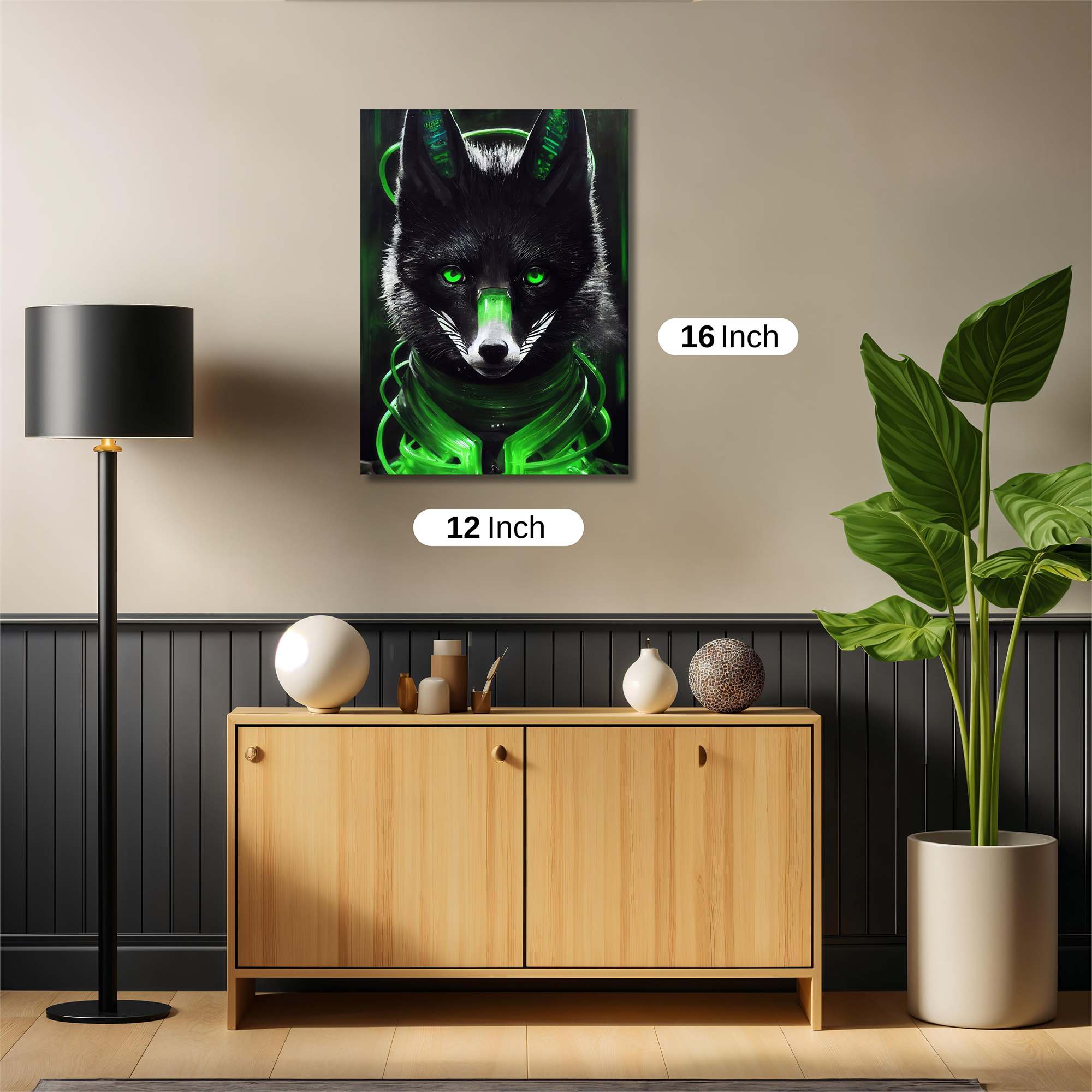 Cyber Foxglow Safe Wall Magnetic / M