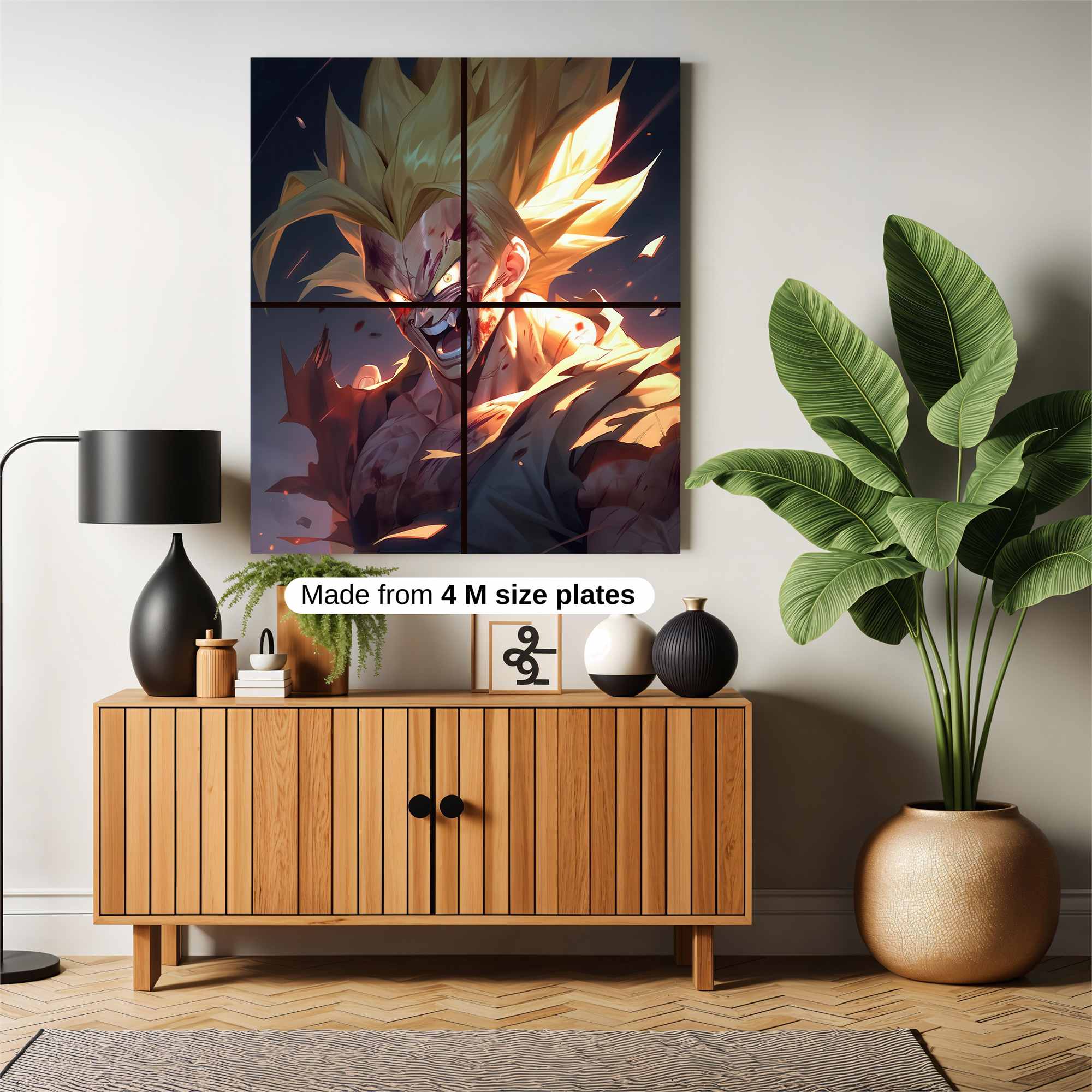 Saiyan Fury Safe Wall Magnetic / M