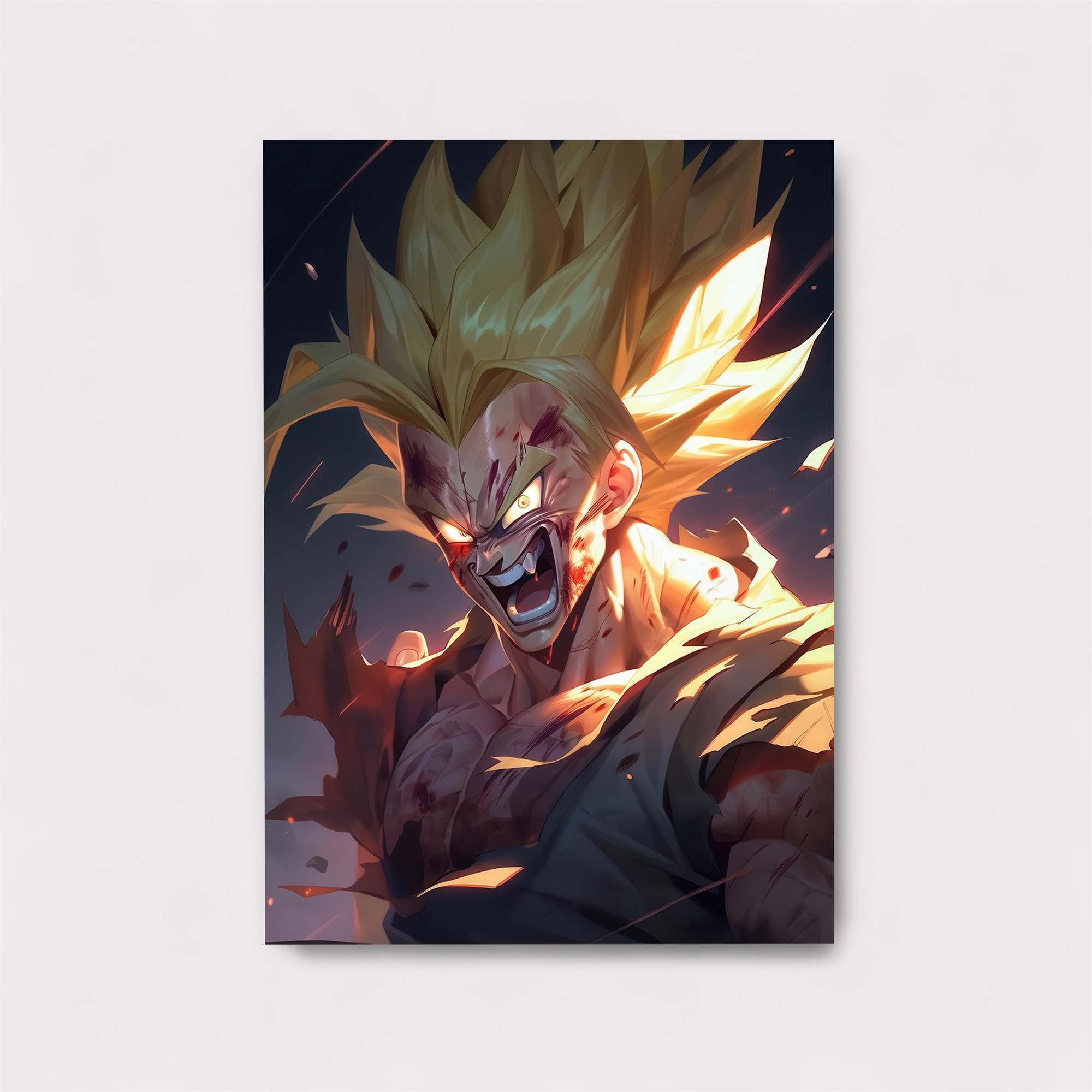 Saiyan Fury Safe Wall Magnetic / M