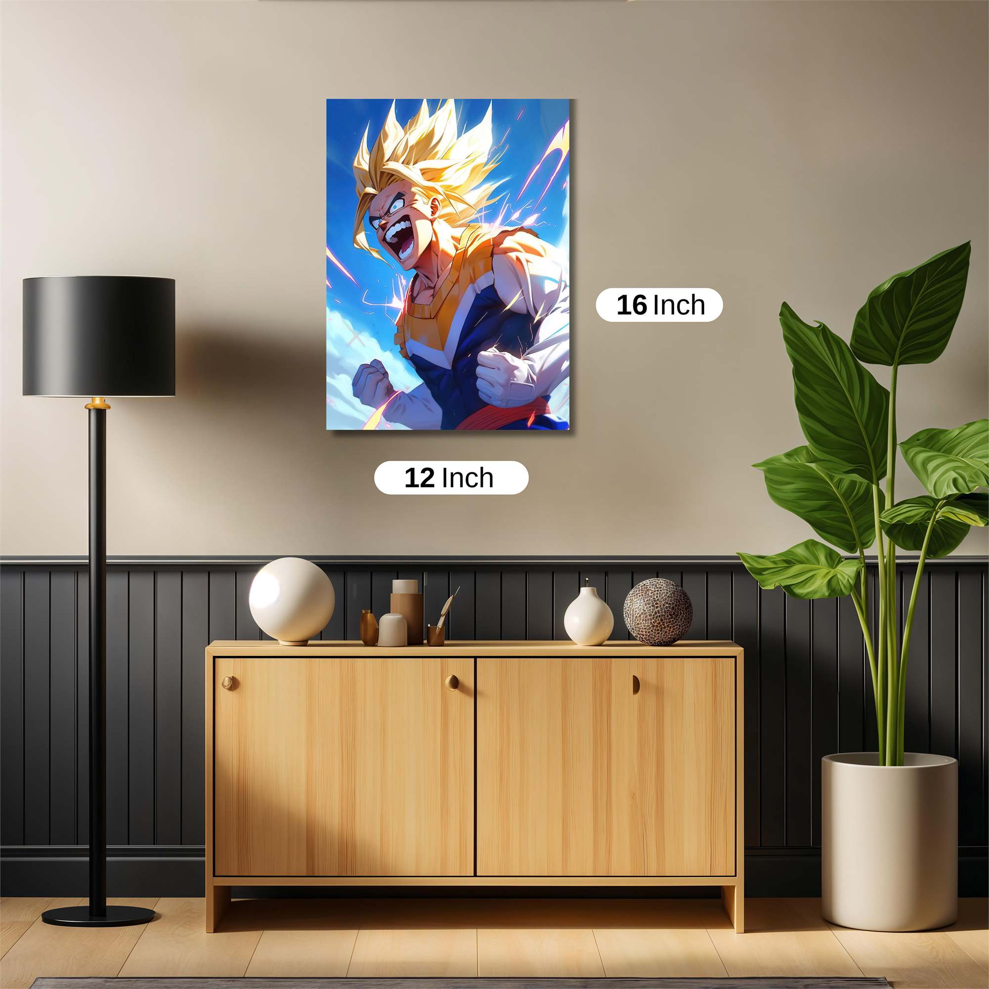 Saiyan Surge Safe Wall Magnetic / M