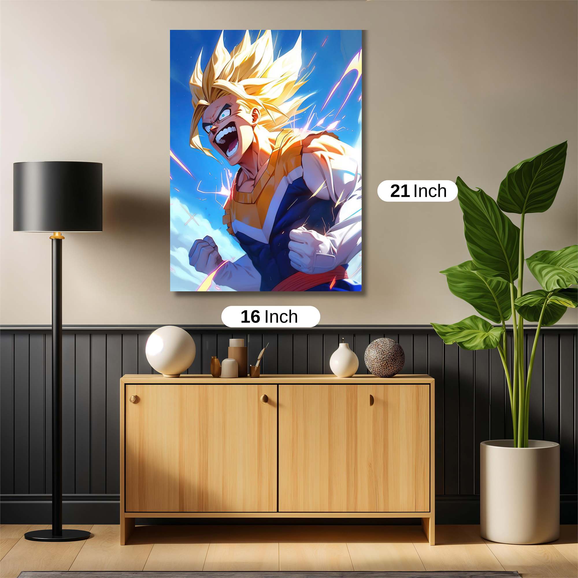 Saiyan Surge Safe Wall Magnetic / M