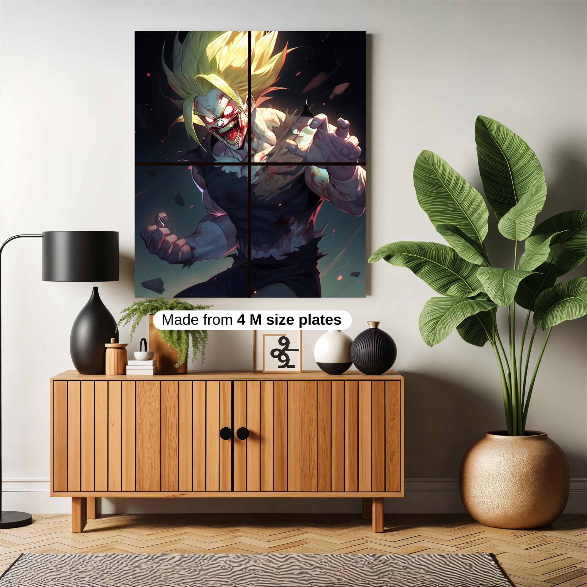 Saiyan Frenzy Safe Wall Magnetic / M
