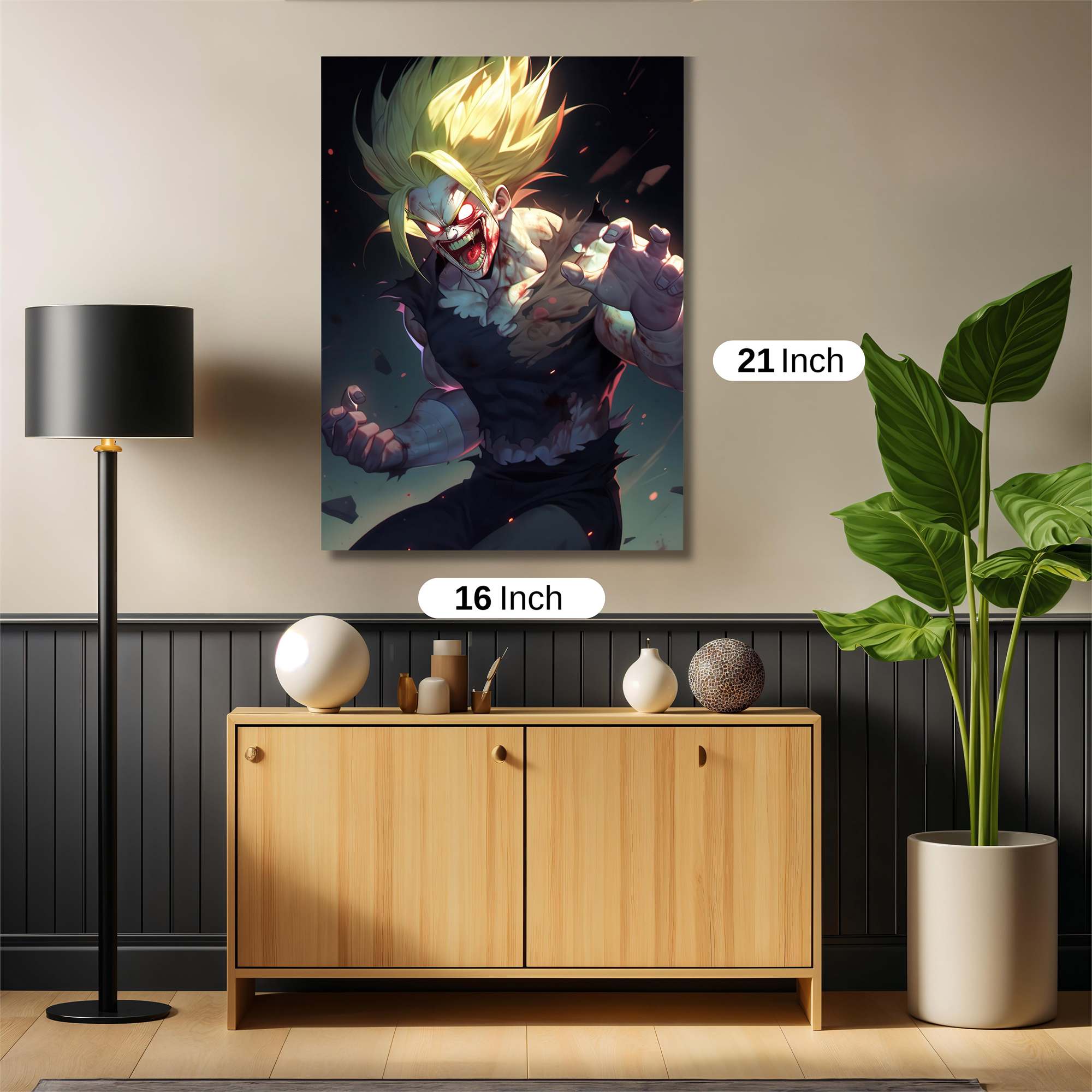 Saiyan Frenzy Safe Wall Magnetic / M