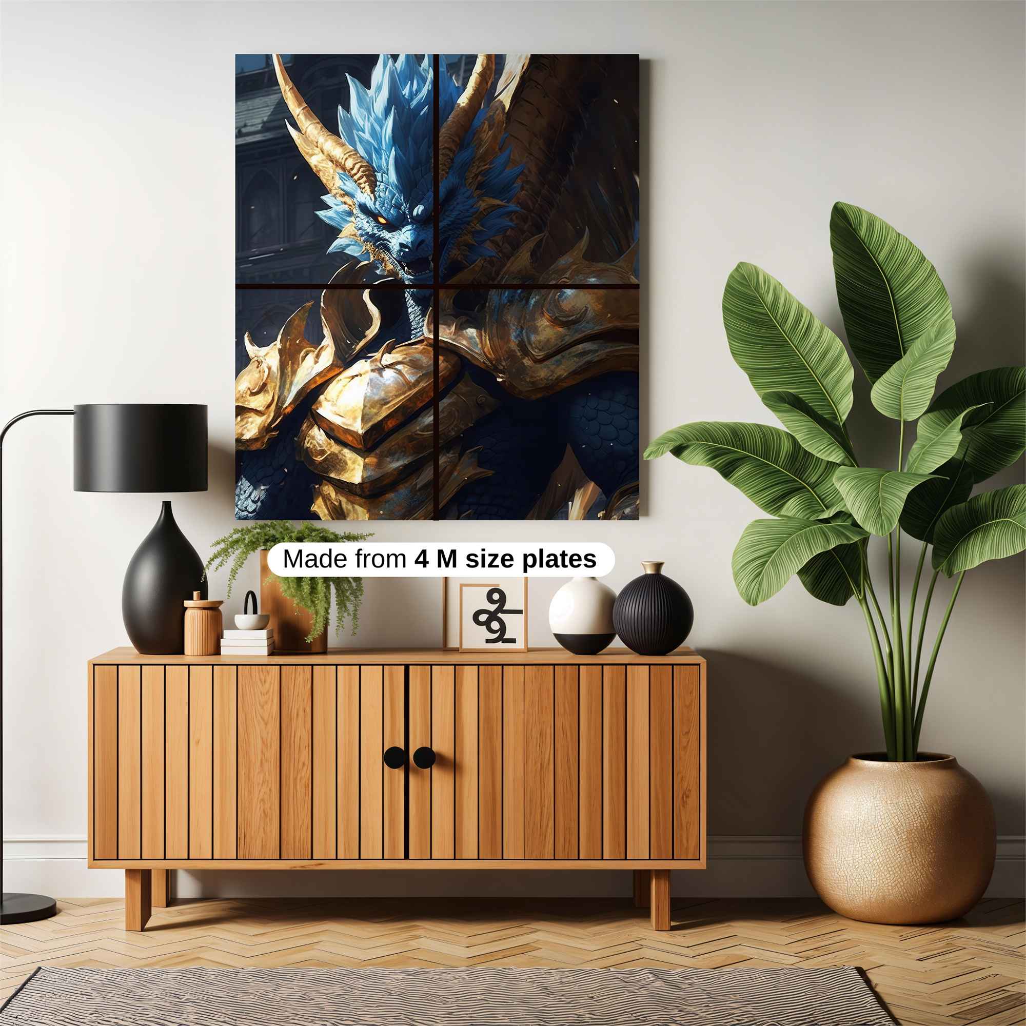 Draconic Majesty Safe Wall Magnetic / M