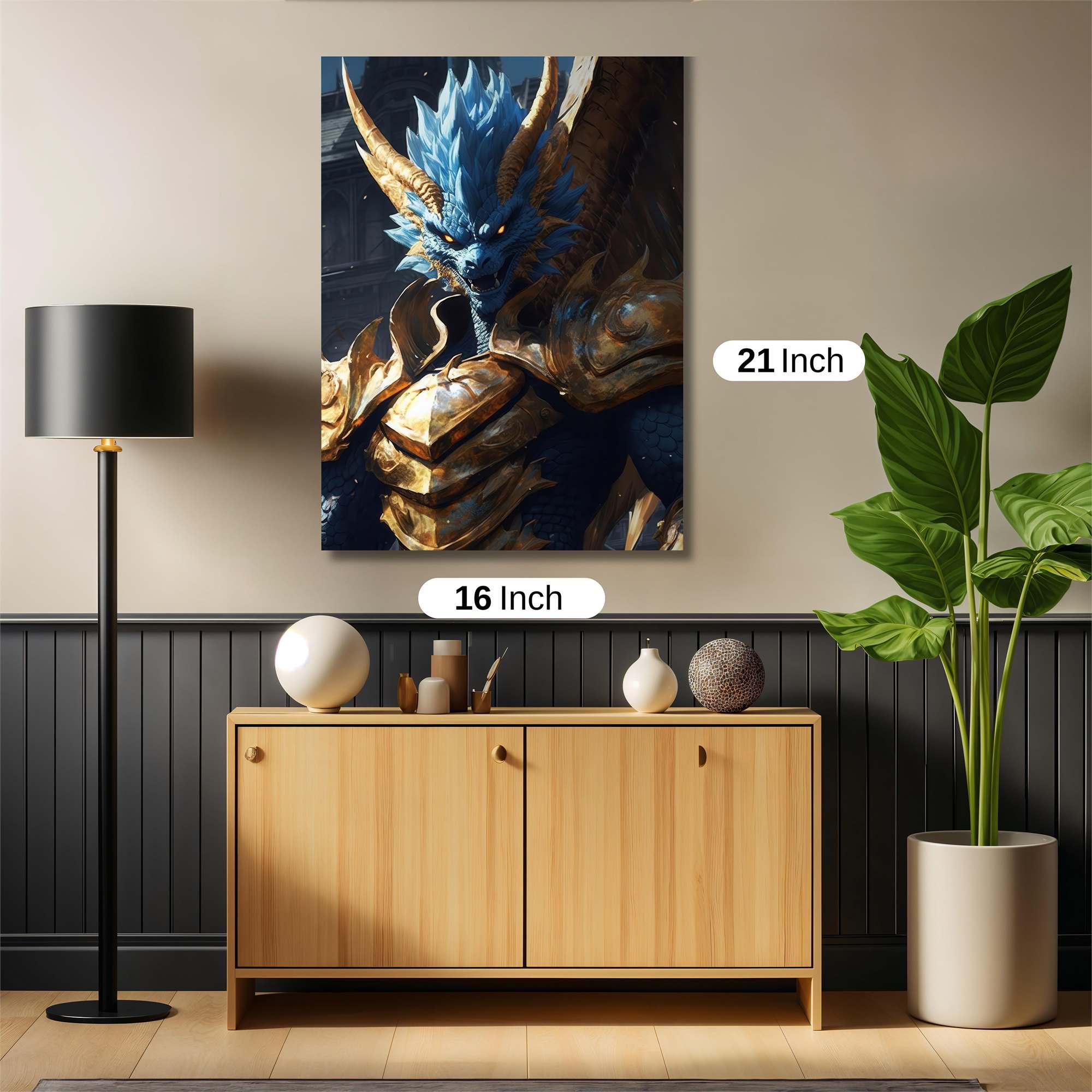 Draconic Majesty Safe Wall Magnetic / M