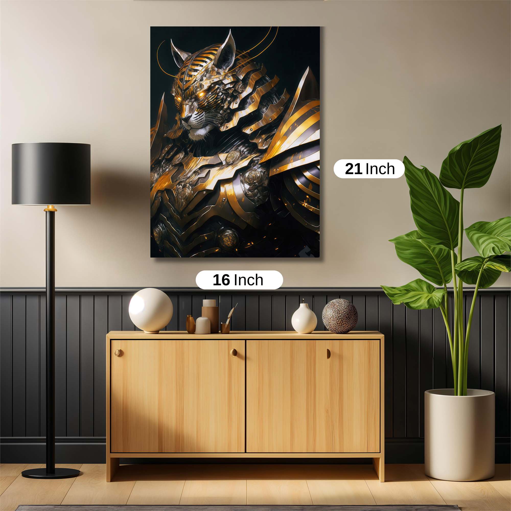 Tiger Majesty Safe Wall Magnetic / M