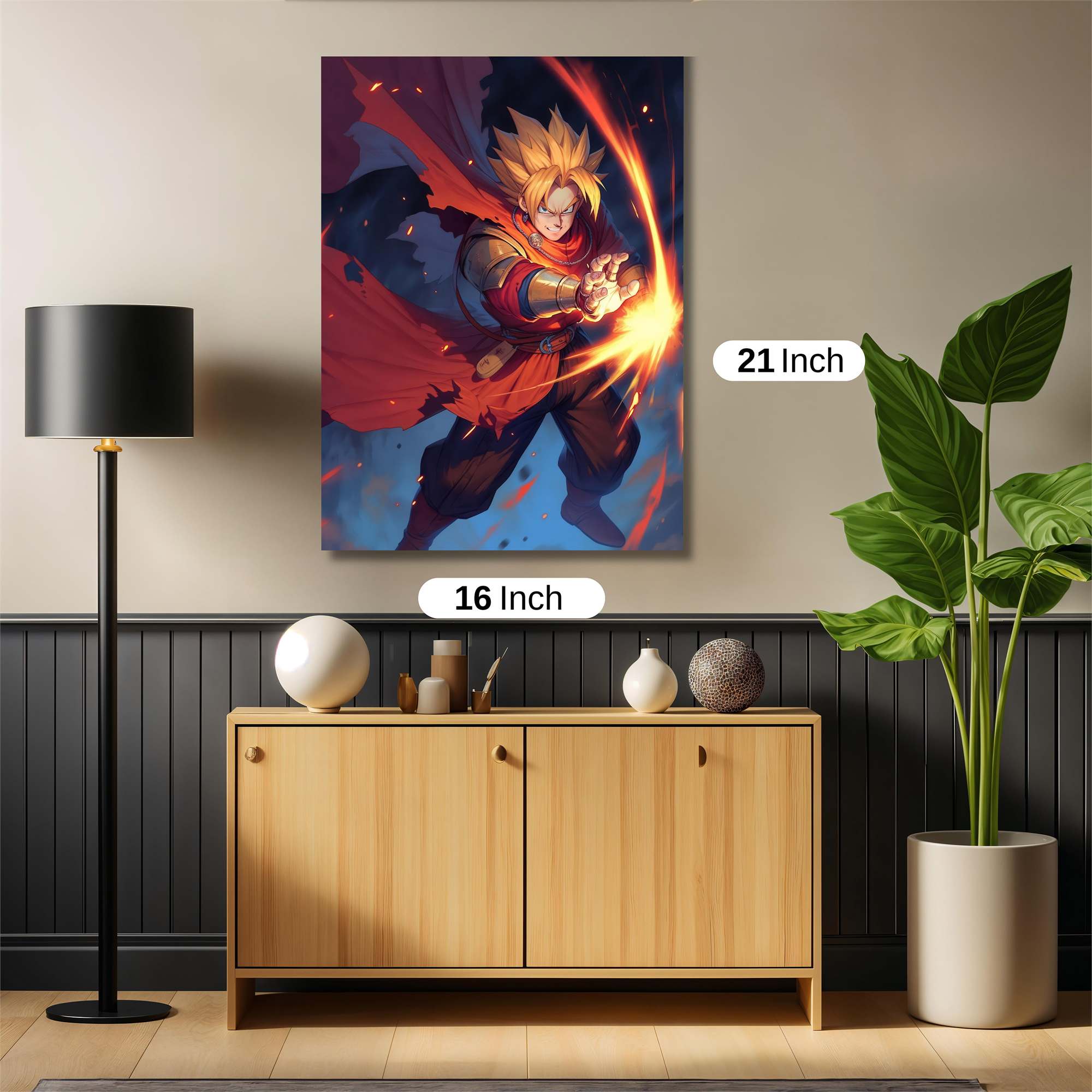 Super Saiyan Blaze Safe Wall Magnetic / M