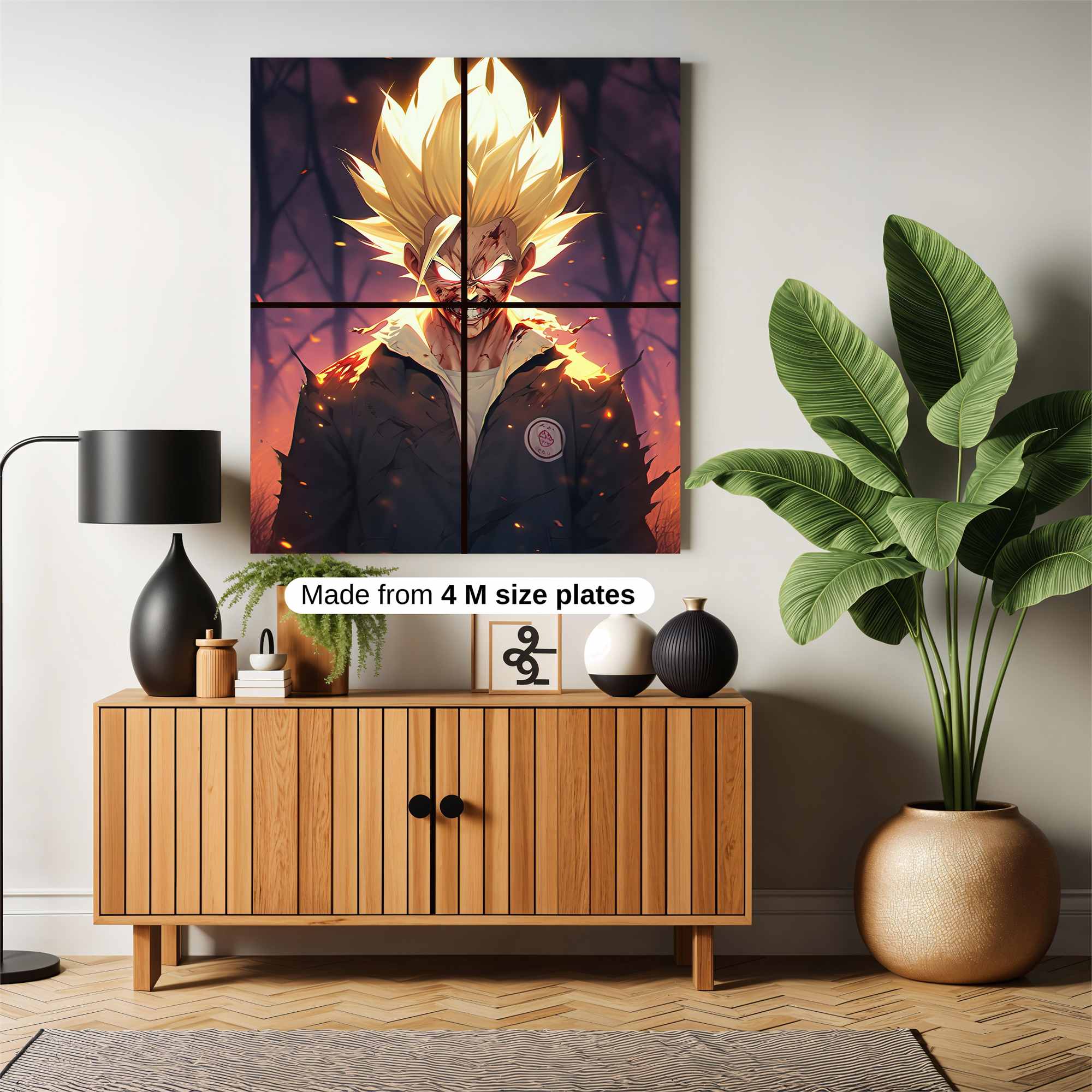 Saiyan Inferno Safe Wall Magnetic / M