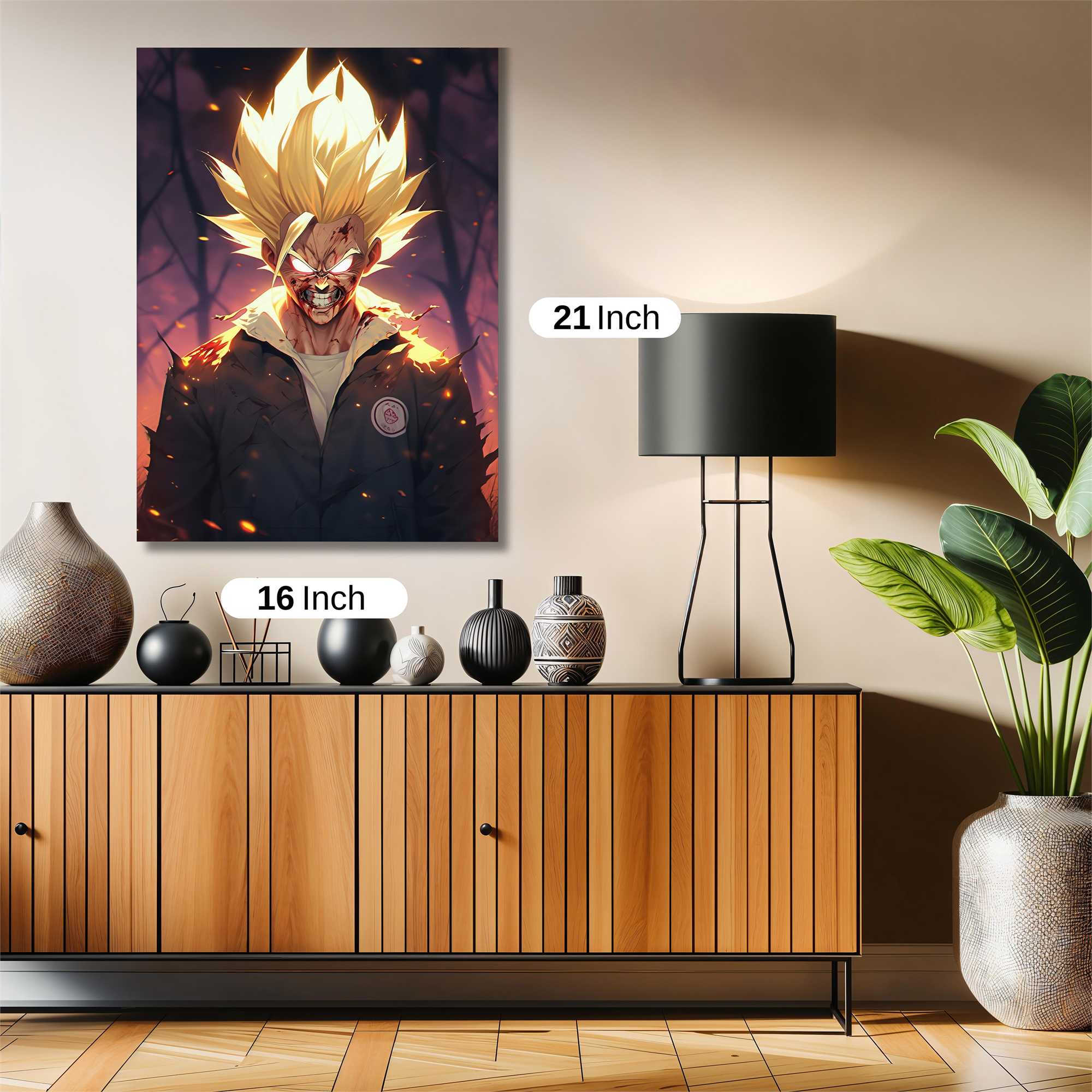 Saiyan Inferno Safe Wall Magnetic / M