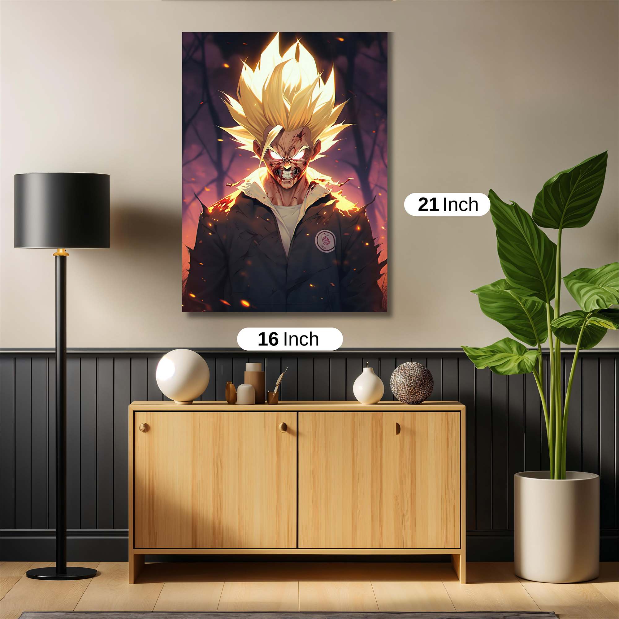 Saiyan Inferno Safe Wall Magnetic / M