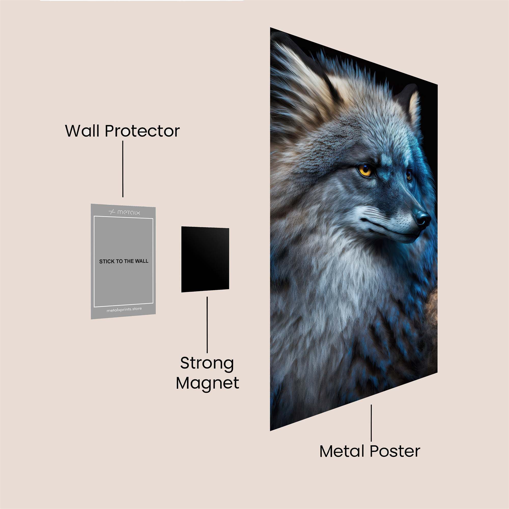 Lunar Vigilance Safe Wall Magnetic / M