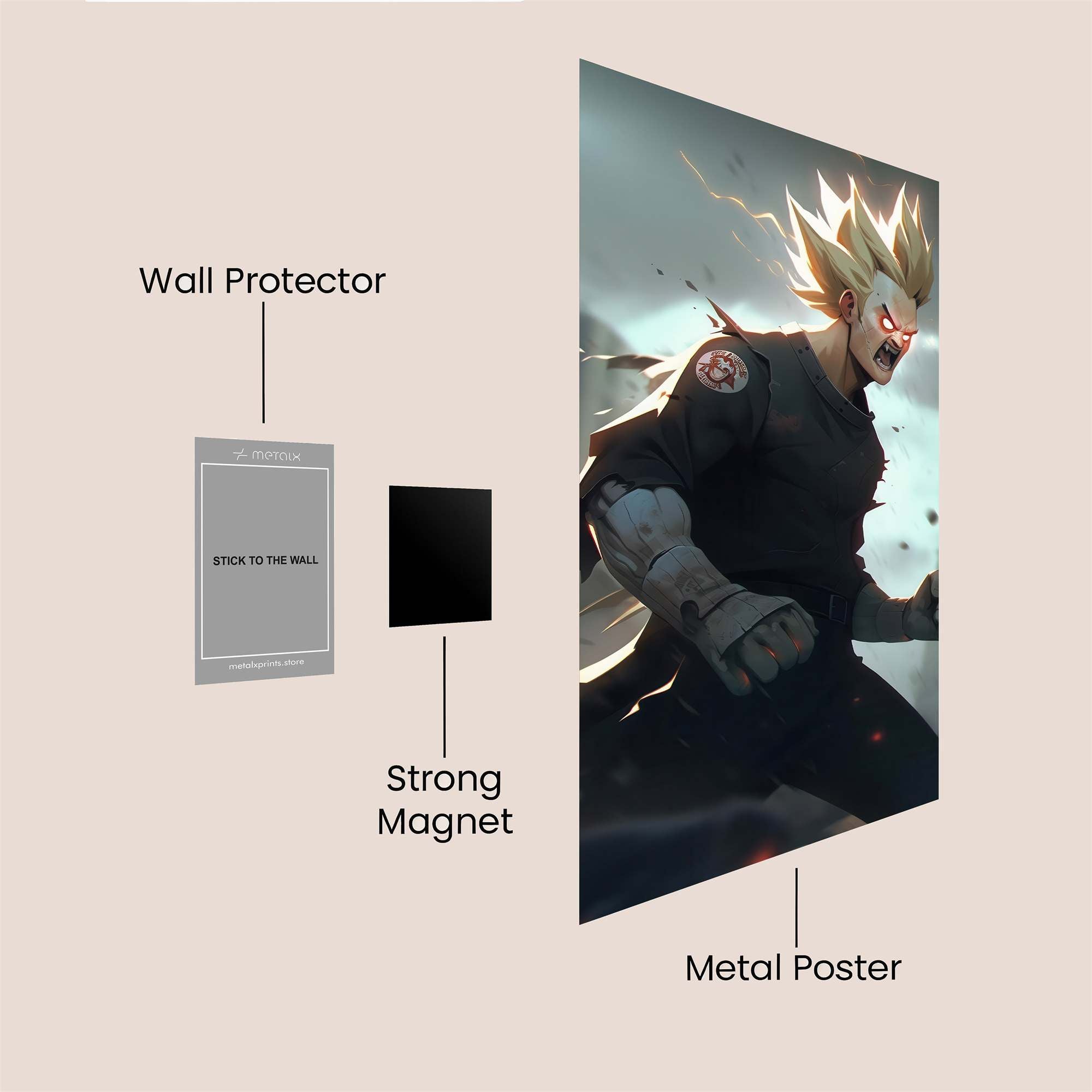 Heroic Fury Safe Wall Magnetic / M