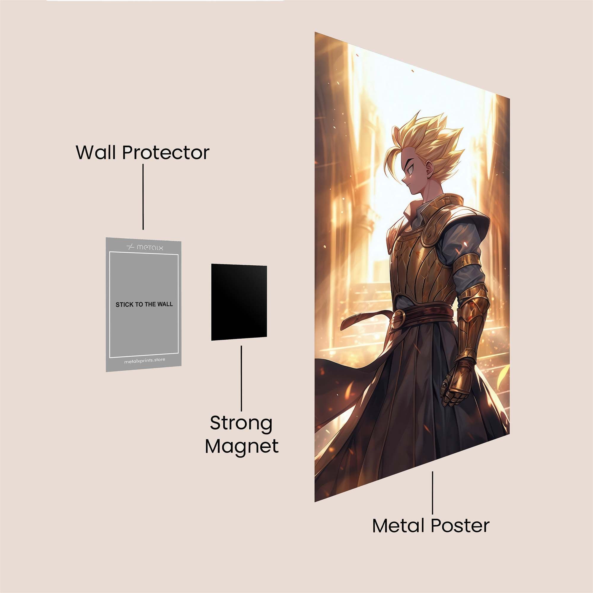 Radiant Warrior Safe Wall Magnetic / M