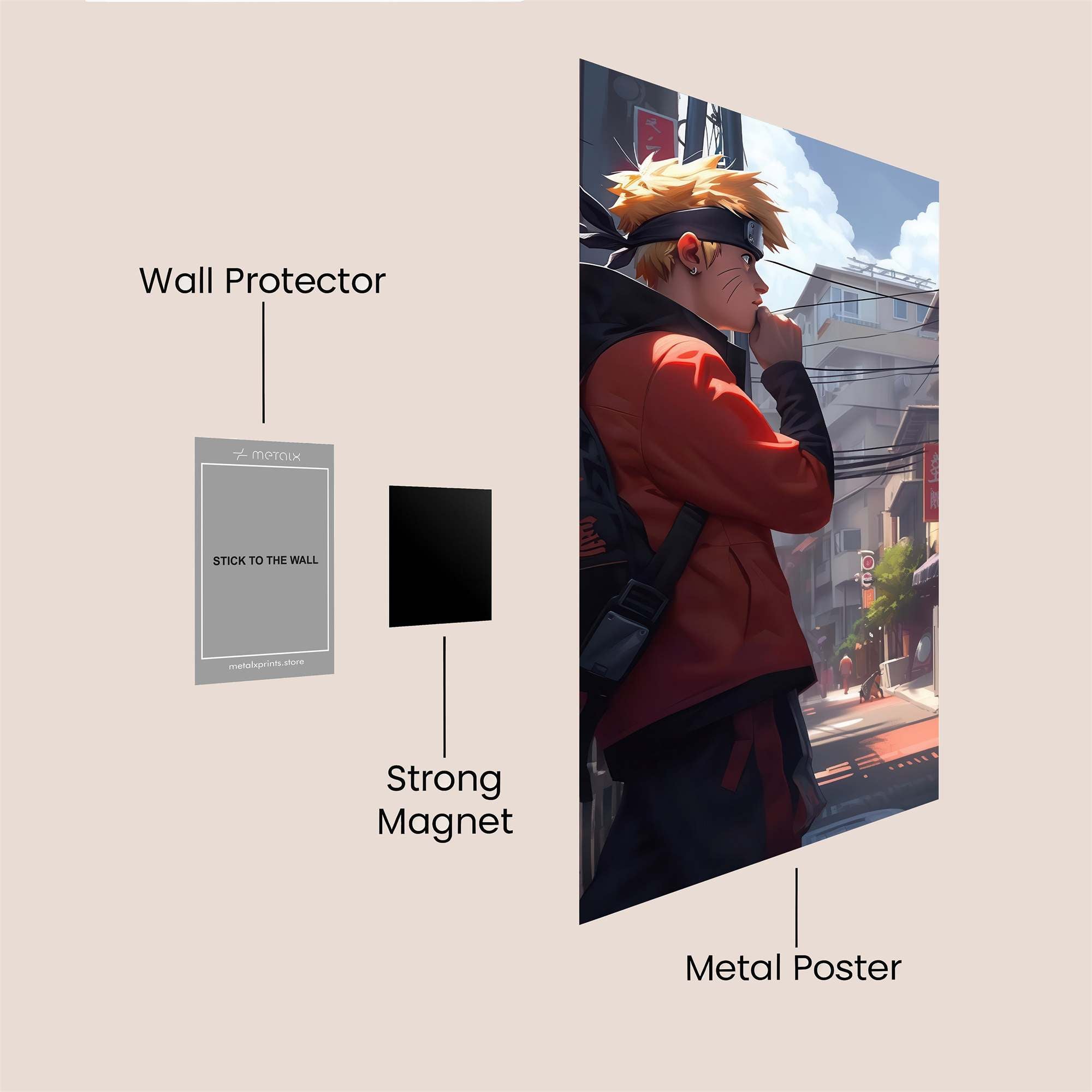 Ninja Reflection Safe Wall Magnetic / M