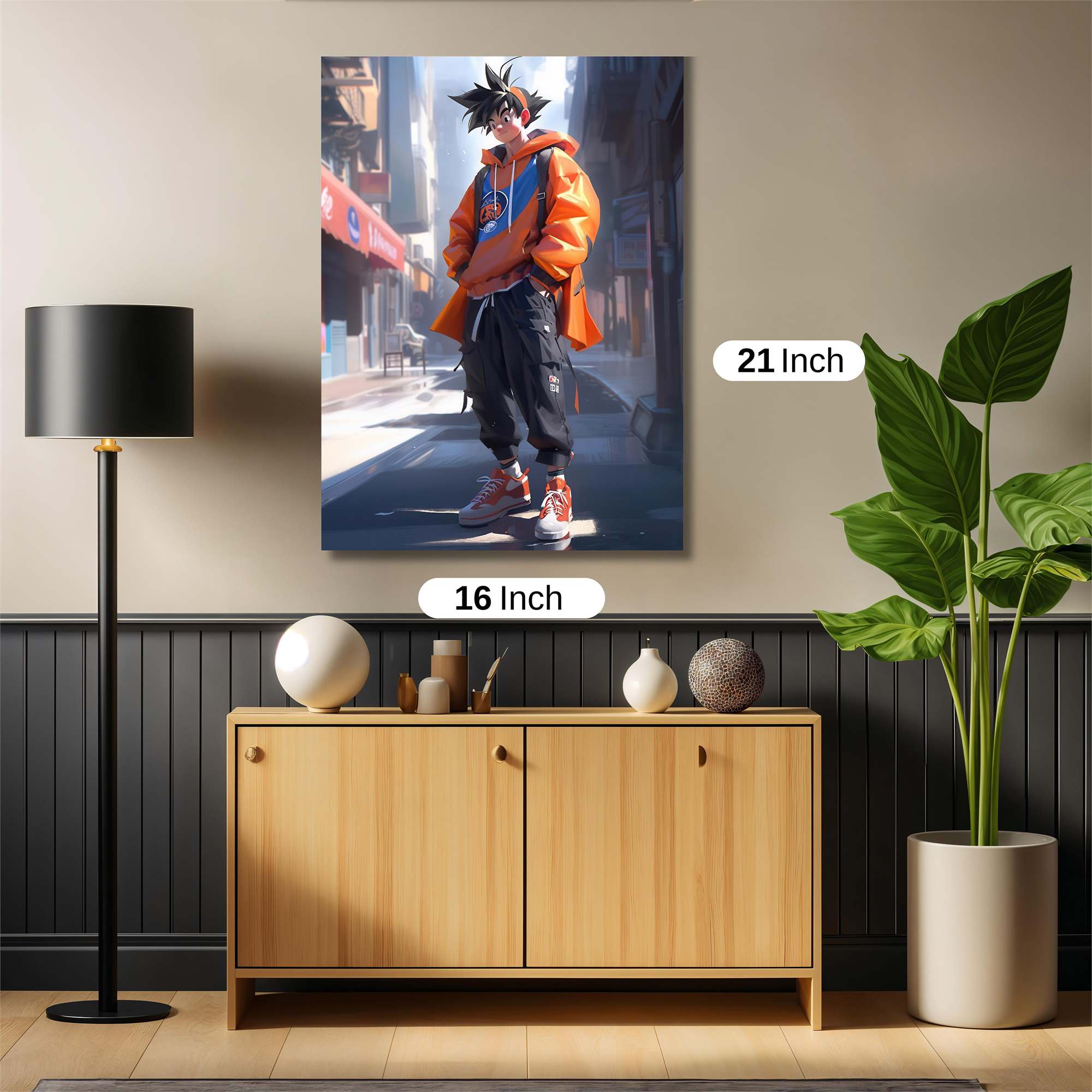 Saiyan Style Safe Wall Magnetic / M