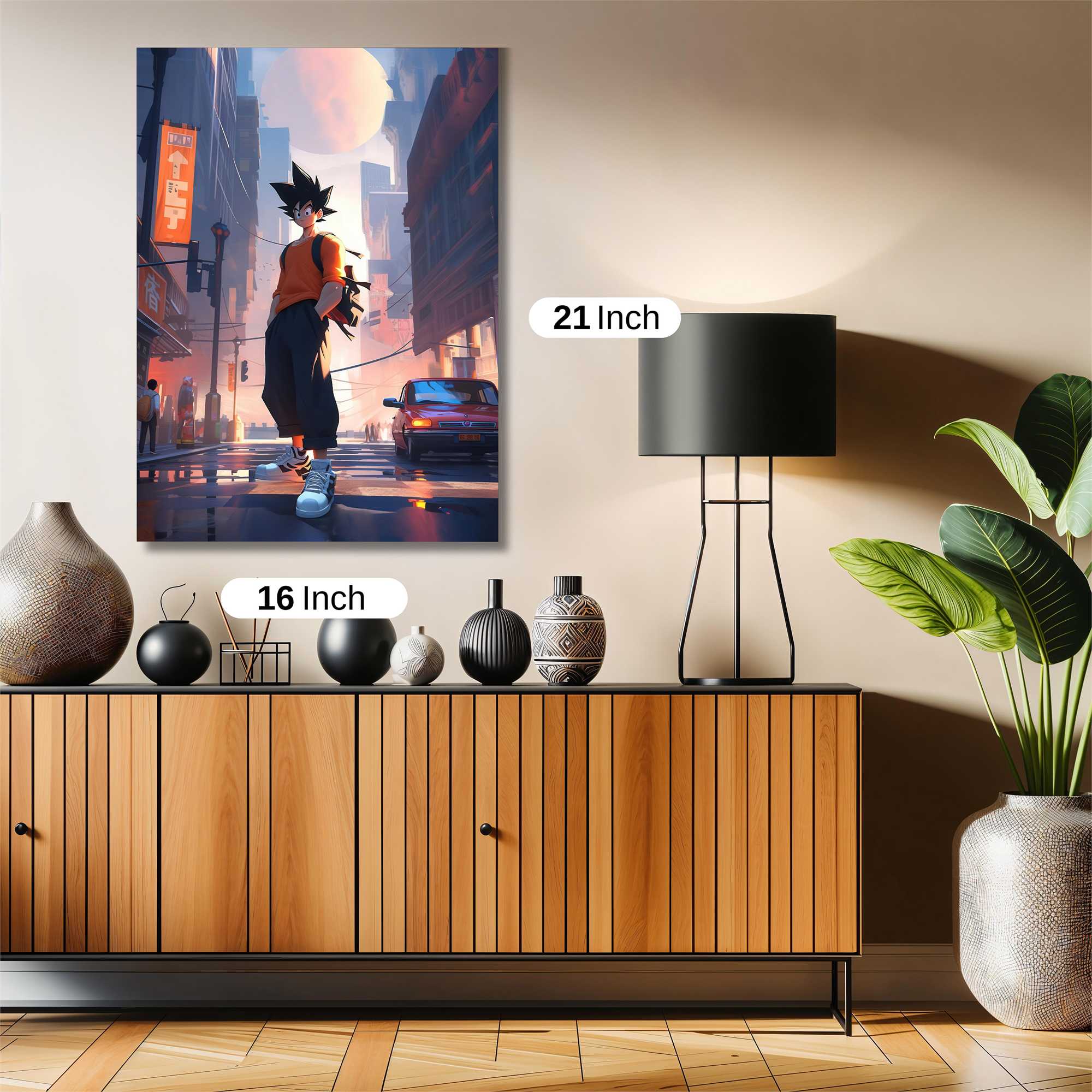 Goku Wanderlust Safe Wall Magnetic / M