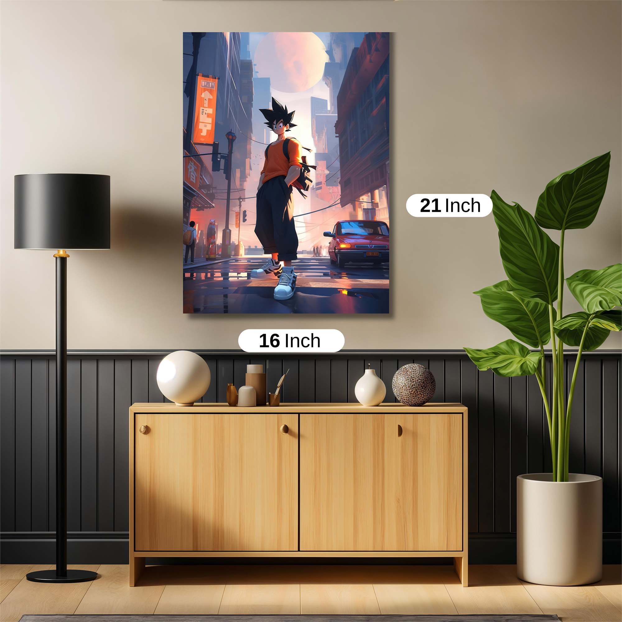 Goku Wanderlust Safe Wall Magnetic / M