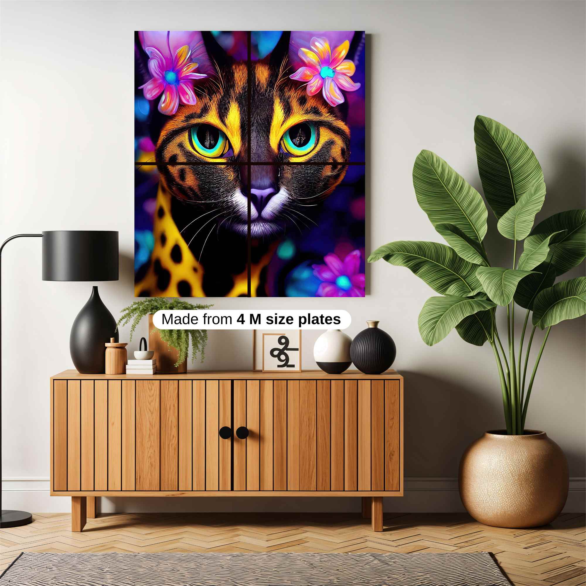 Vivid Feline Safe Wall Magnetic / M