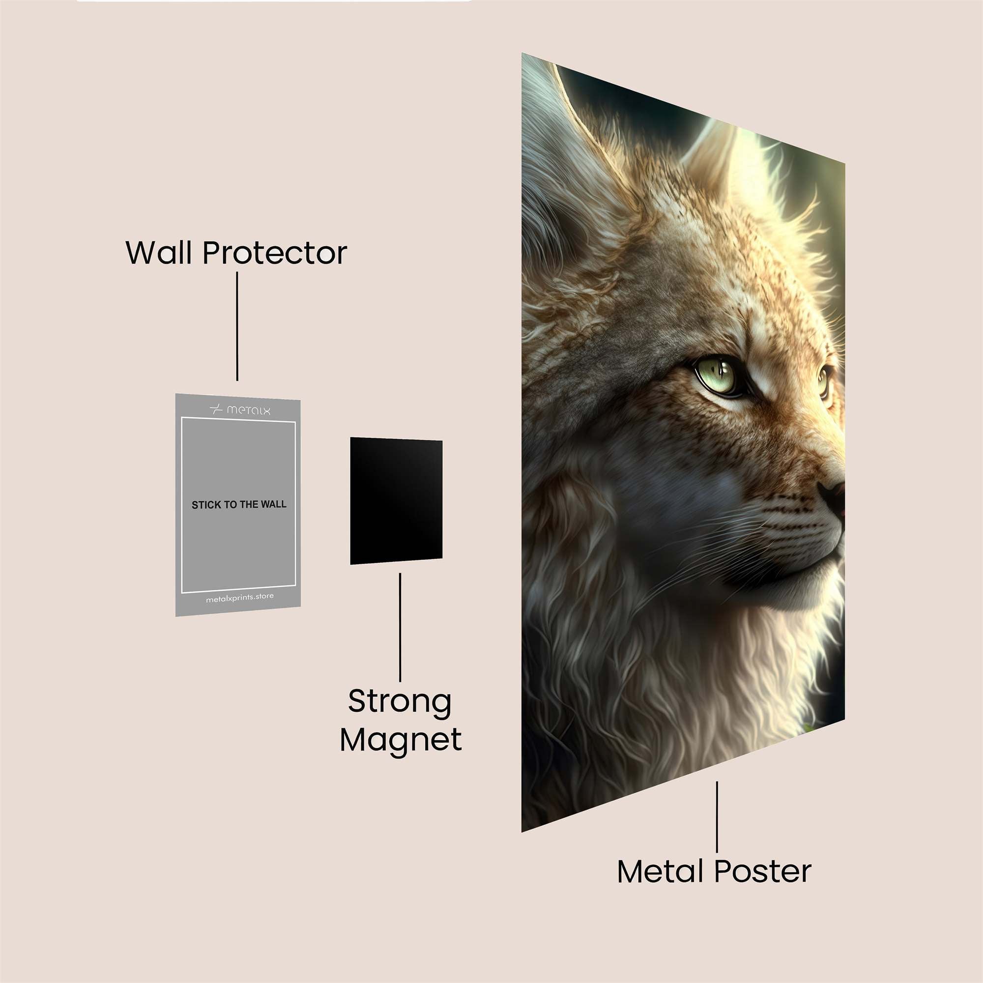 Lynx Serenity Safe Wall Magnetic / M