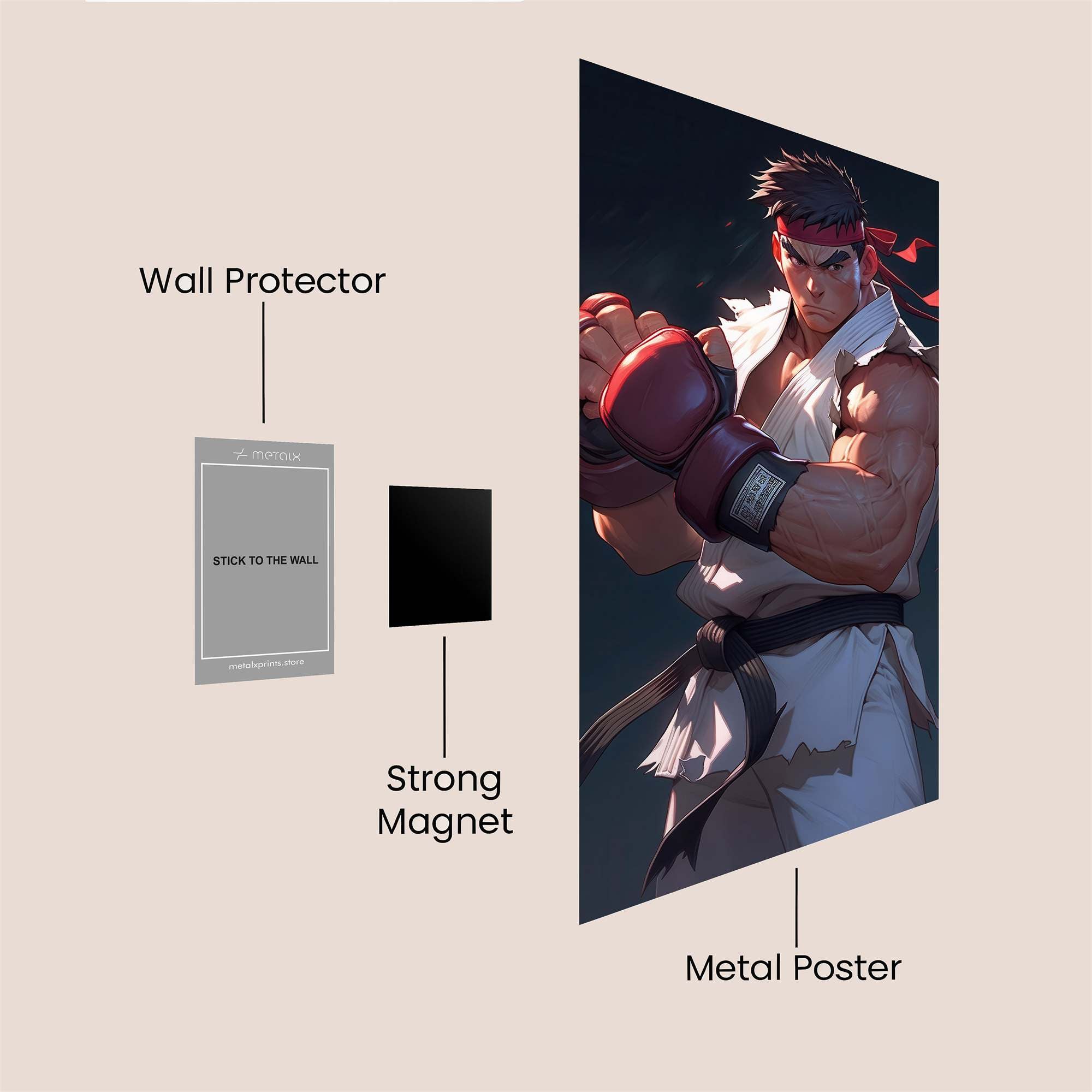Ryu Resolute Safe Wall Magnetic / M