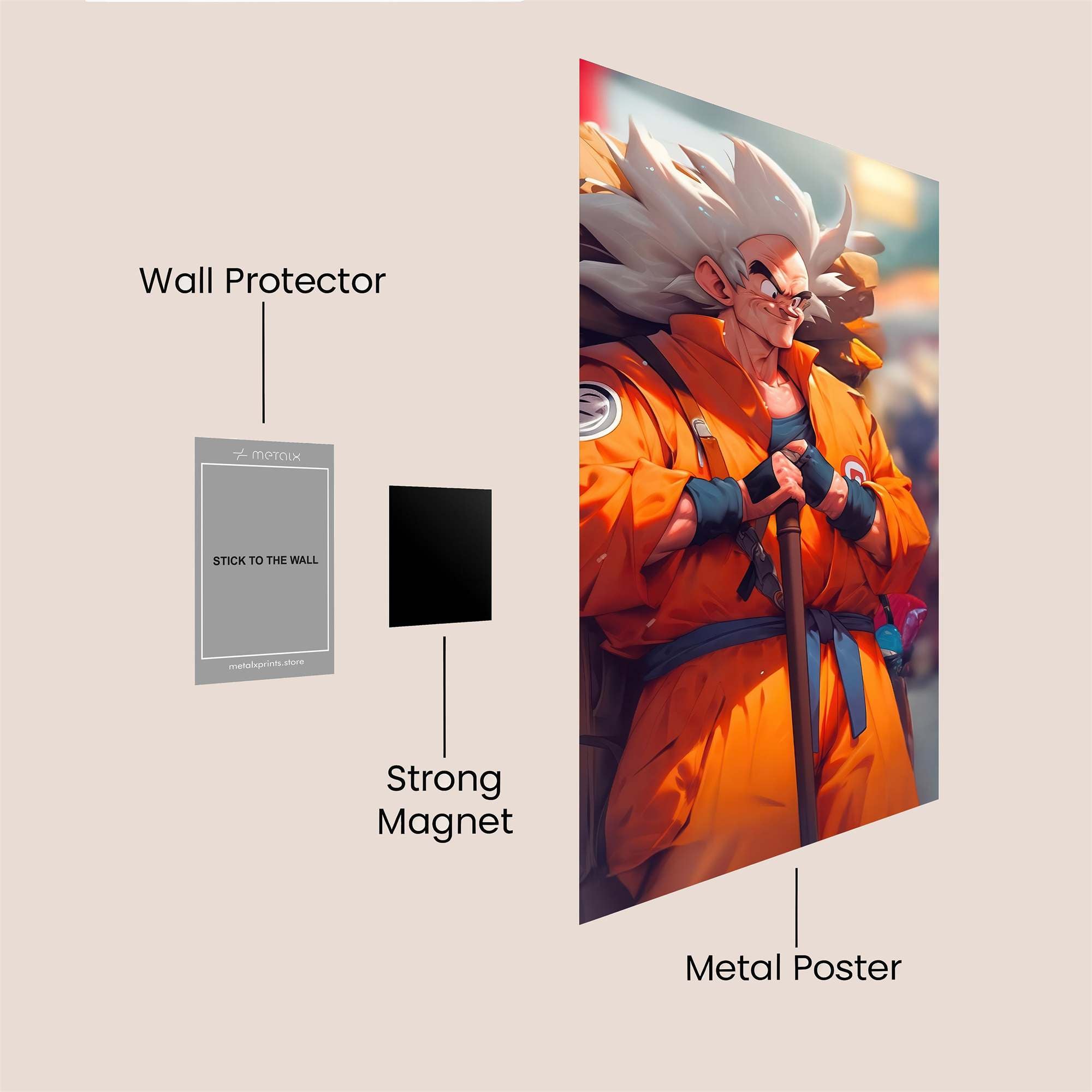 Goku's Odyssey Safe Wall Magnetic / M