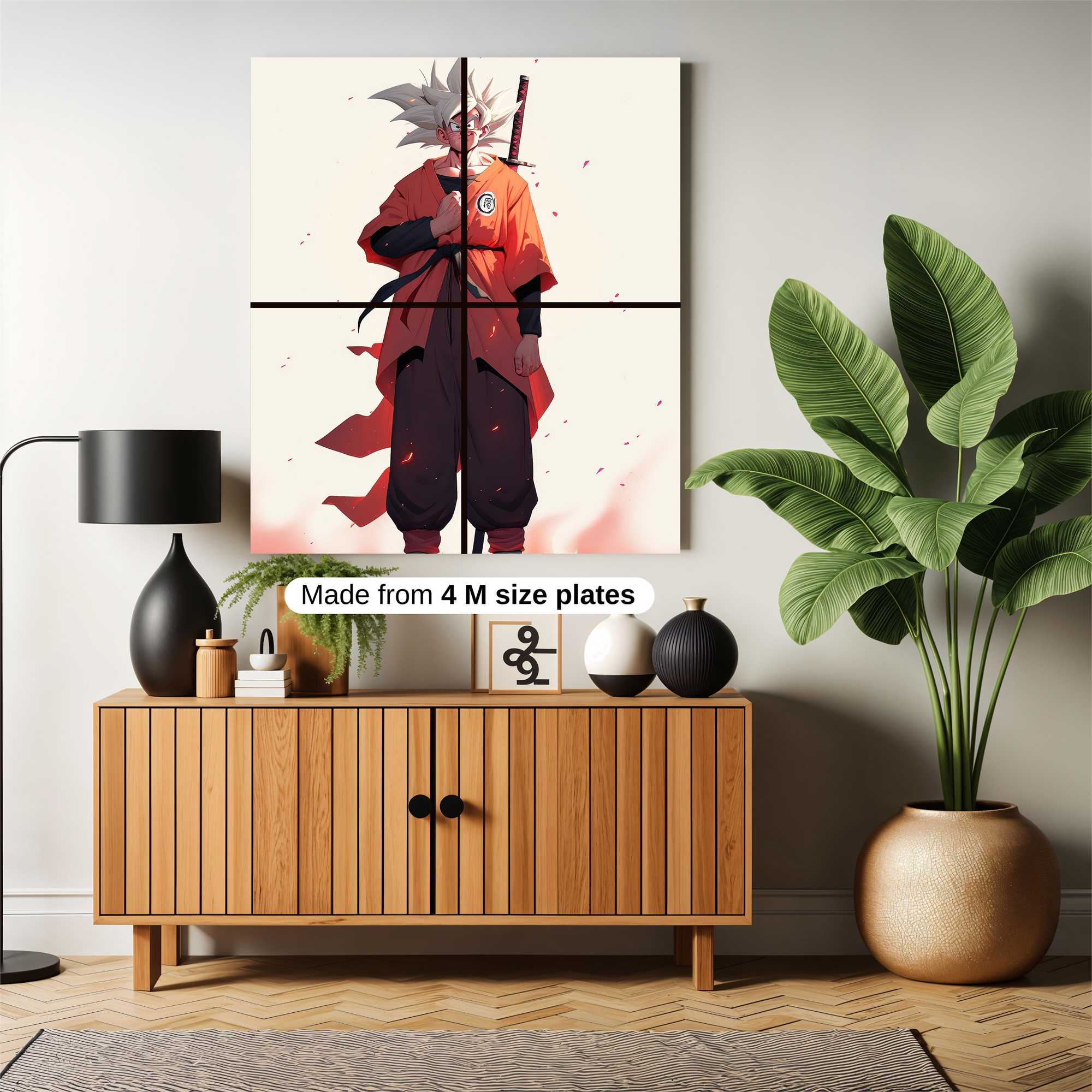 Saiyan Resolve Safe Wall Magnetic / M