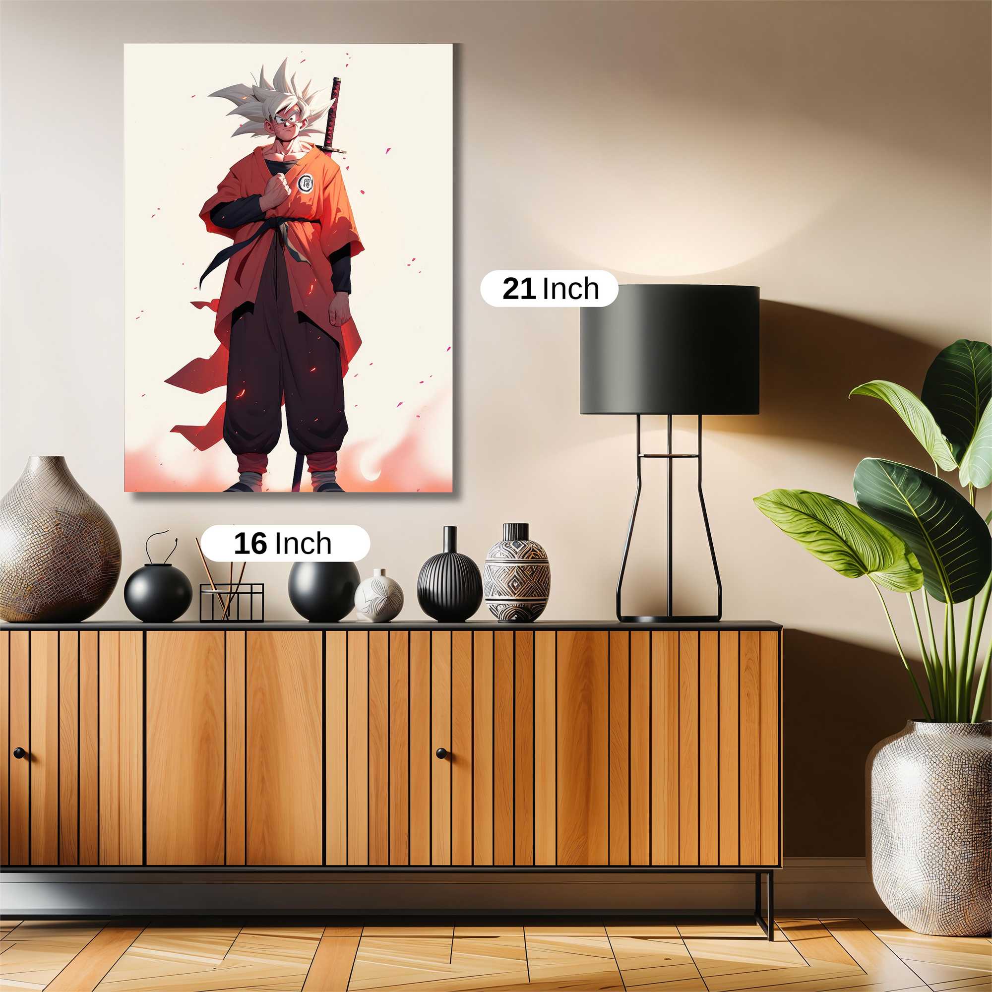 Saiyan Resolve Safe Wall Magnetic / M