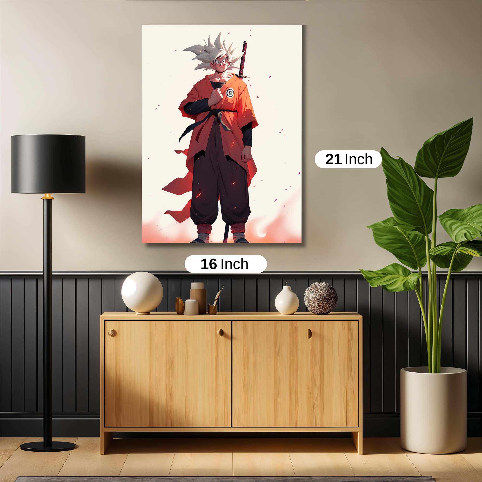 Saiyan Resolve Safe Wall Magnetic / M